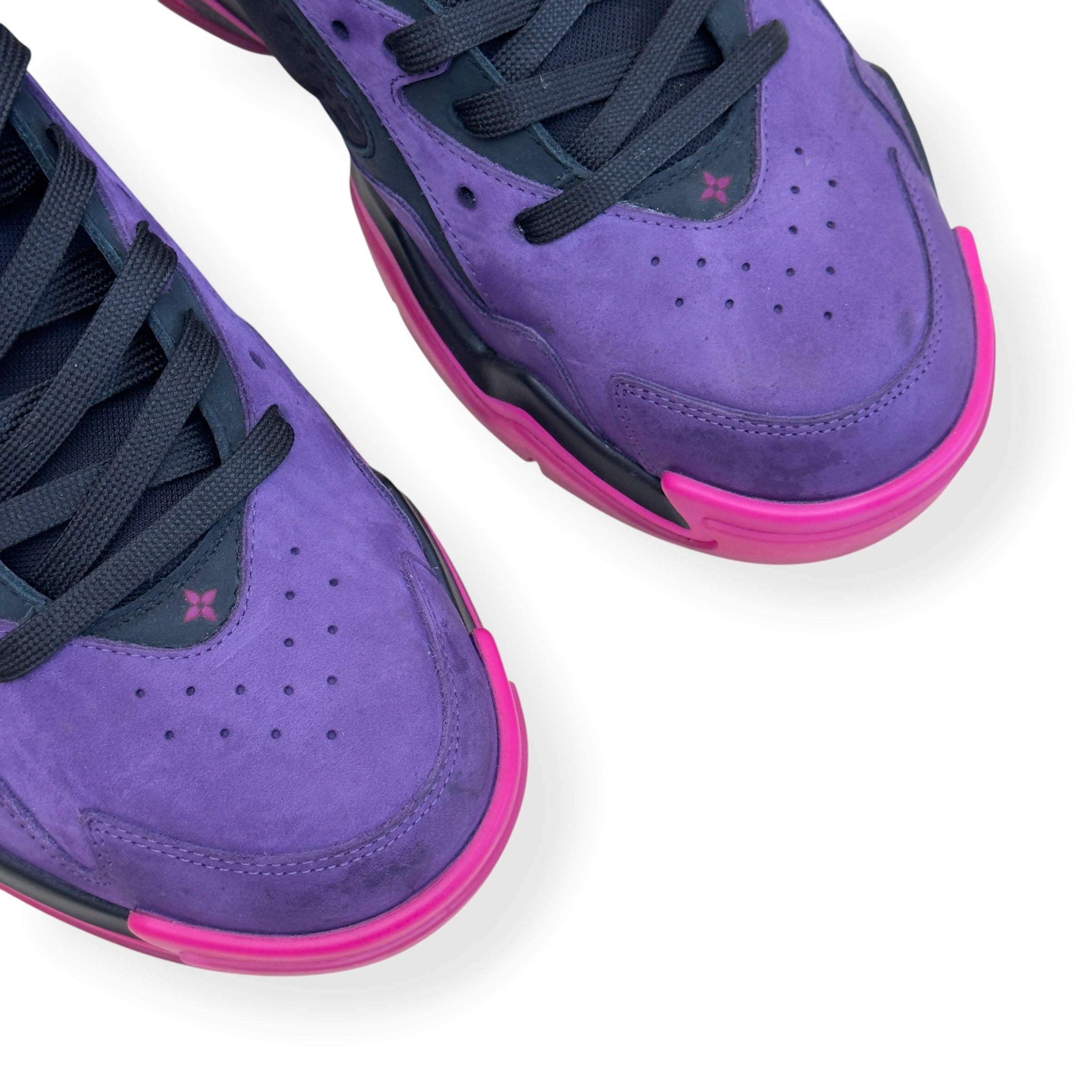 LOUIS VUITTON LV TRAINER 2 SNEAKER PURPLE / PINK UK6