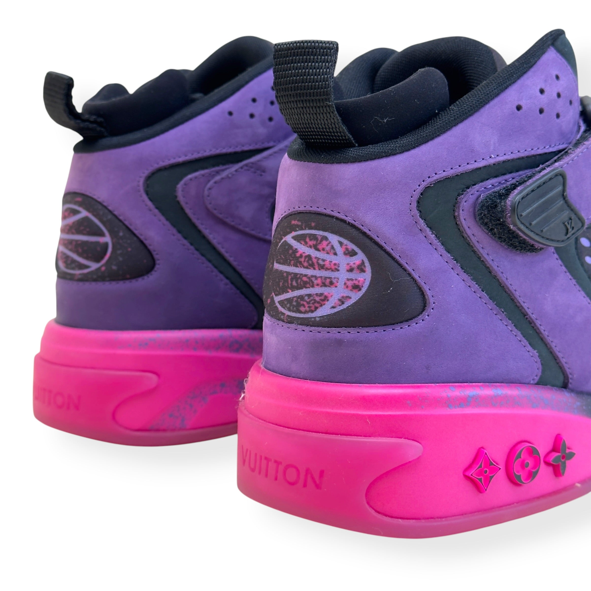 LOUIS VUITTON LV TRAINER 2 SNEAKER PURPLE / PINK UK6
