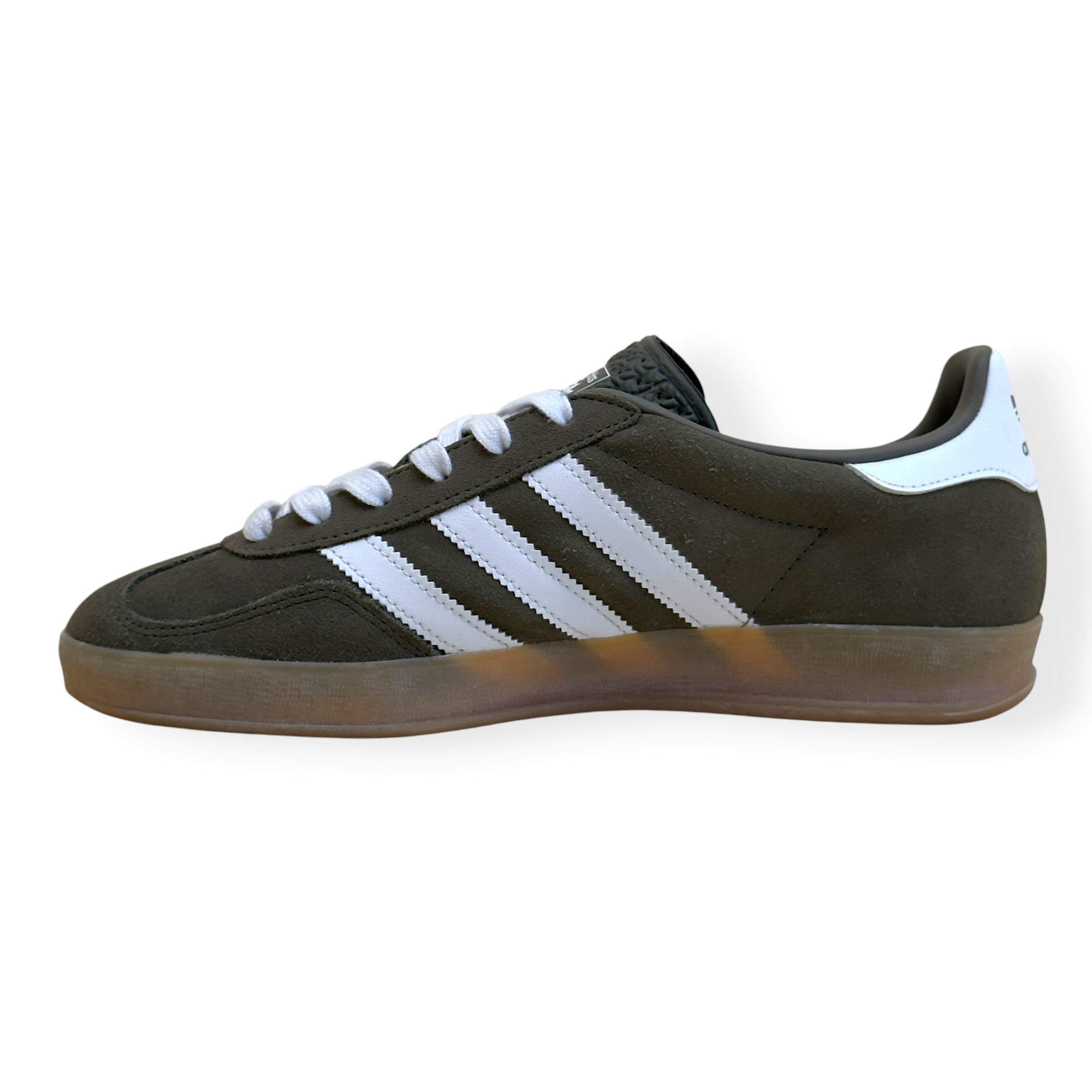 ADIDAS GAZELLE INDOOR SNEAKER OLIVE GUM UK7