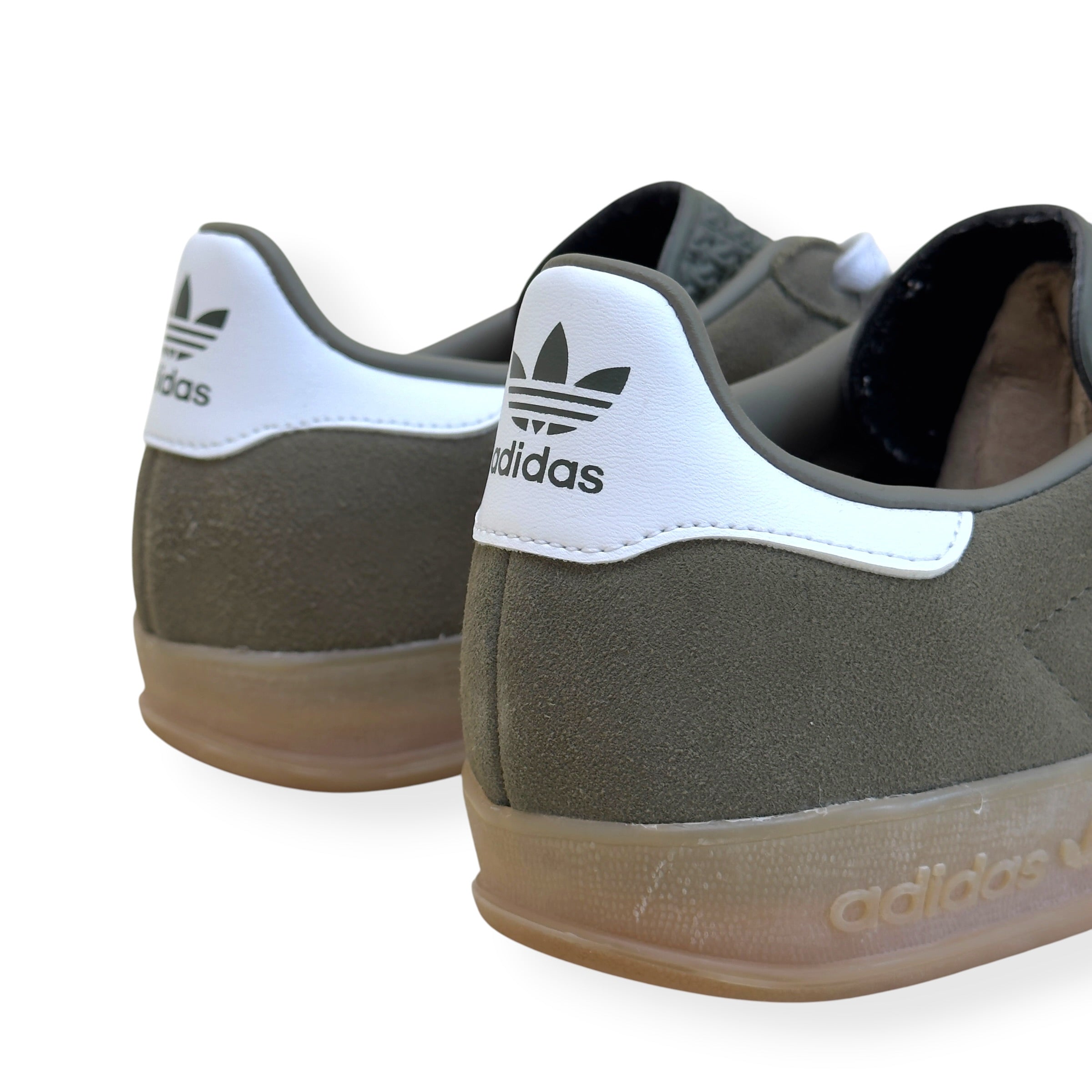 ADIDAS GAZELLE INDOOR SNEAKER OLIVE GUM UK7