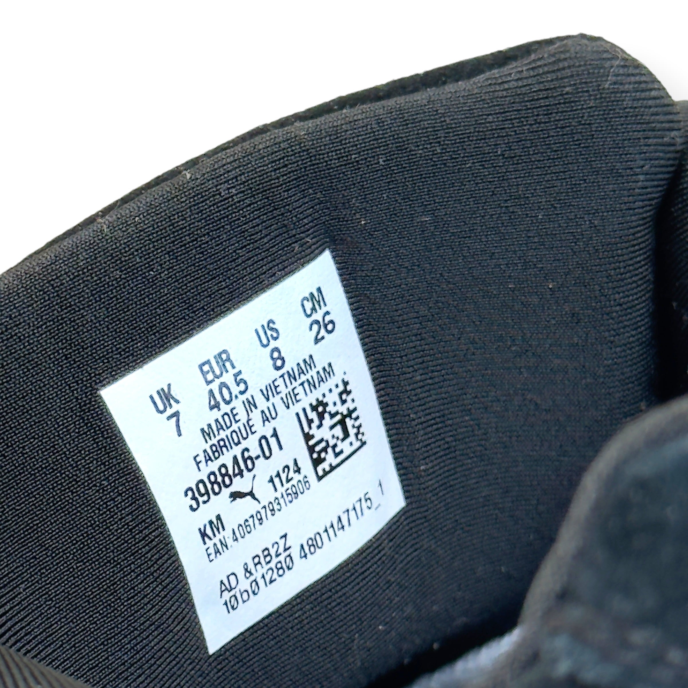 PUMA SPEEDCAT OG SNEAKER BLACK / WHITE UK7