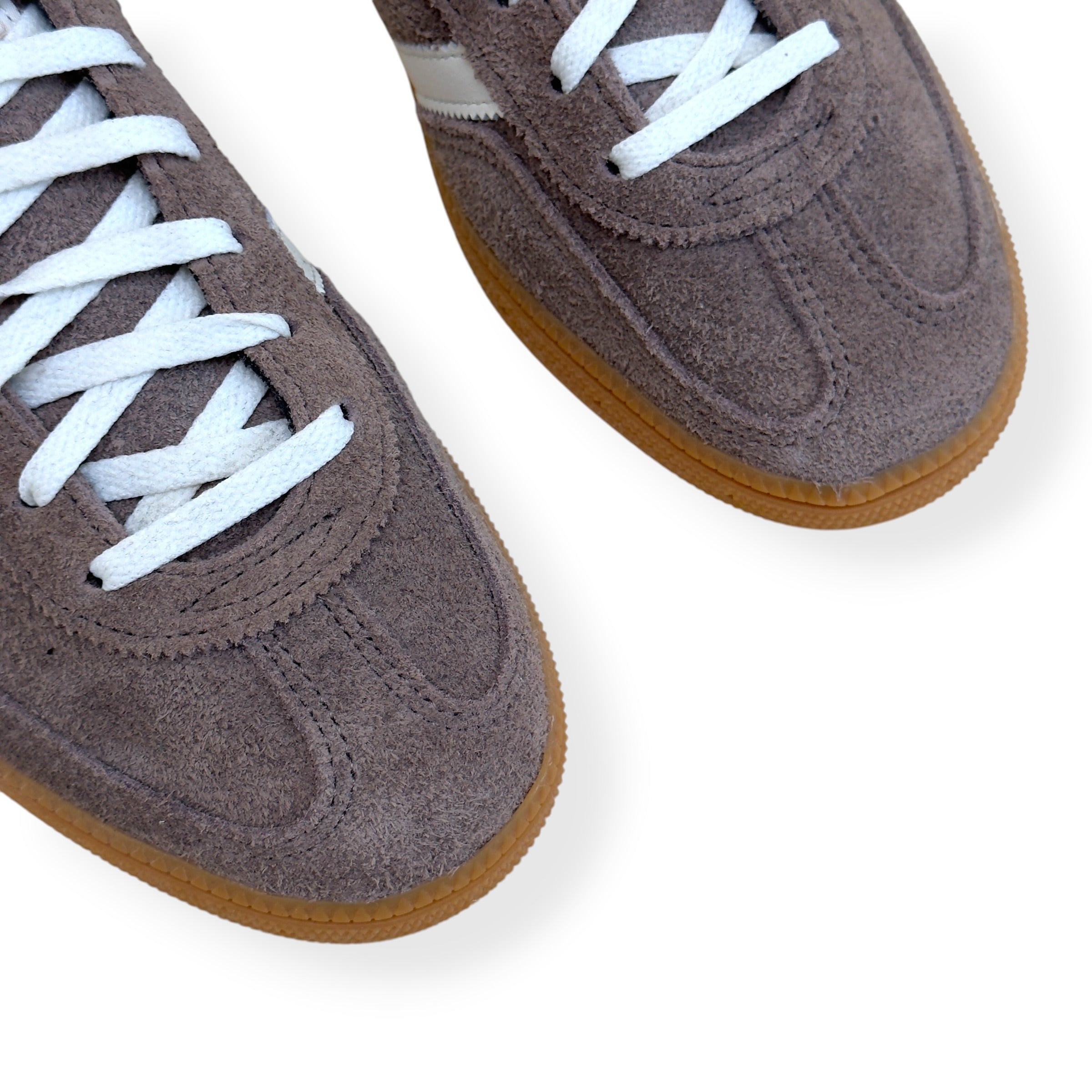 ADIDAS HANDBALL SPEZIAL TRAINERS BROWN / WHITE GUM UK7