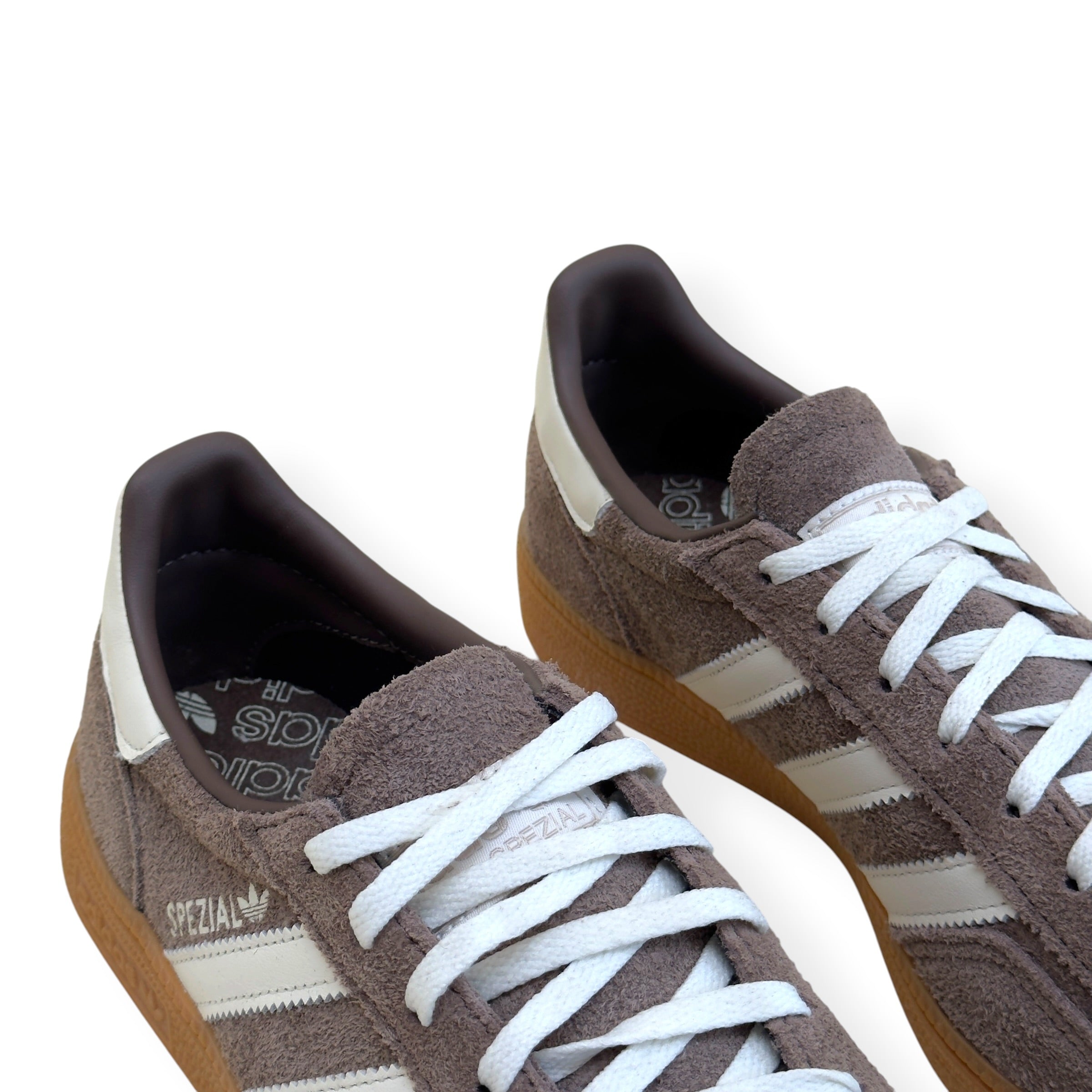 ADIDAS HANDBALL SPEZIAL TRAINERS BROWN / WHITE GUM UK7