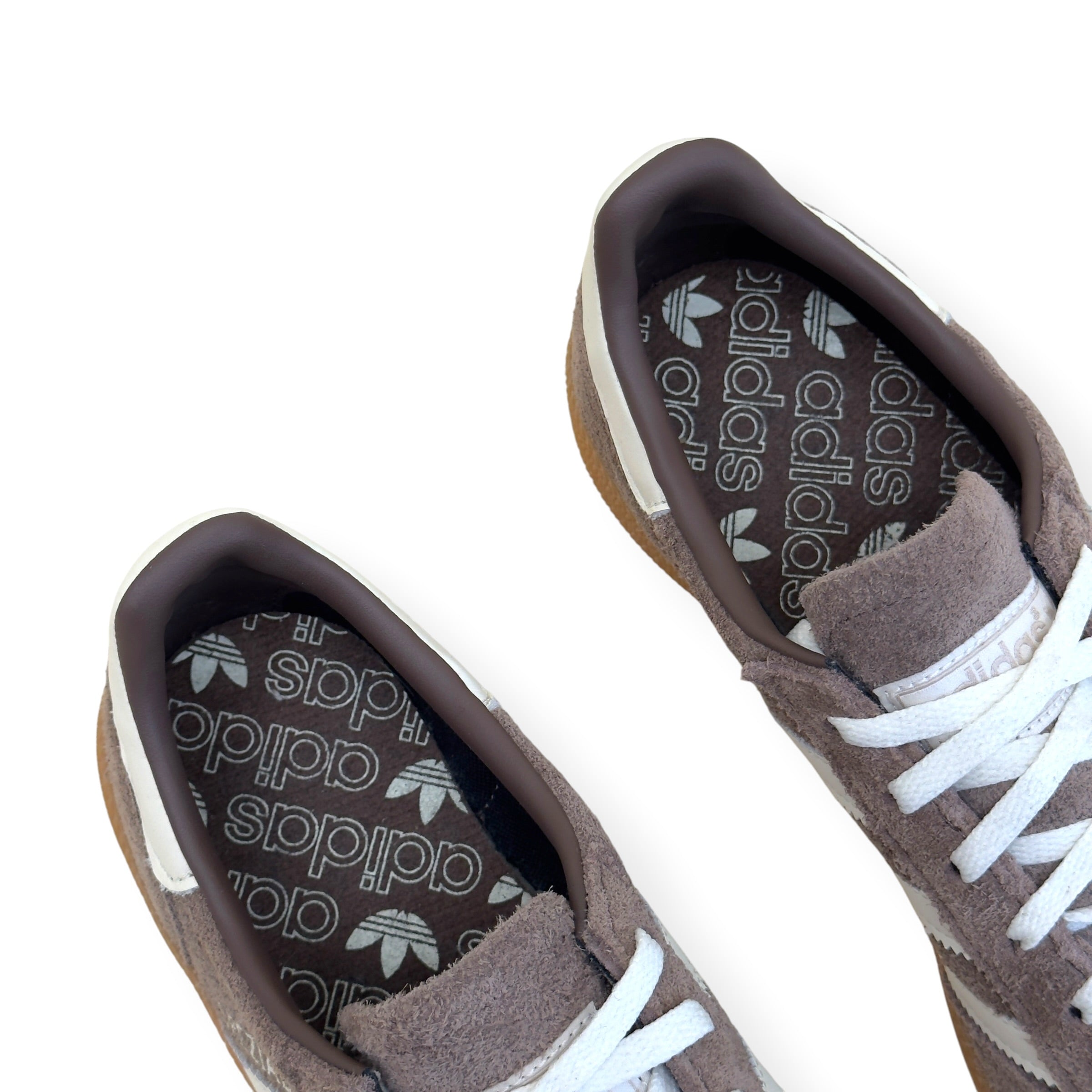ADIDAS HANDBALL SPEZIAL TRAINERS BROWN / WHITE GUM UK7
