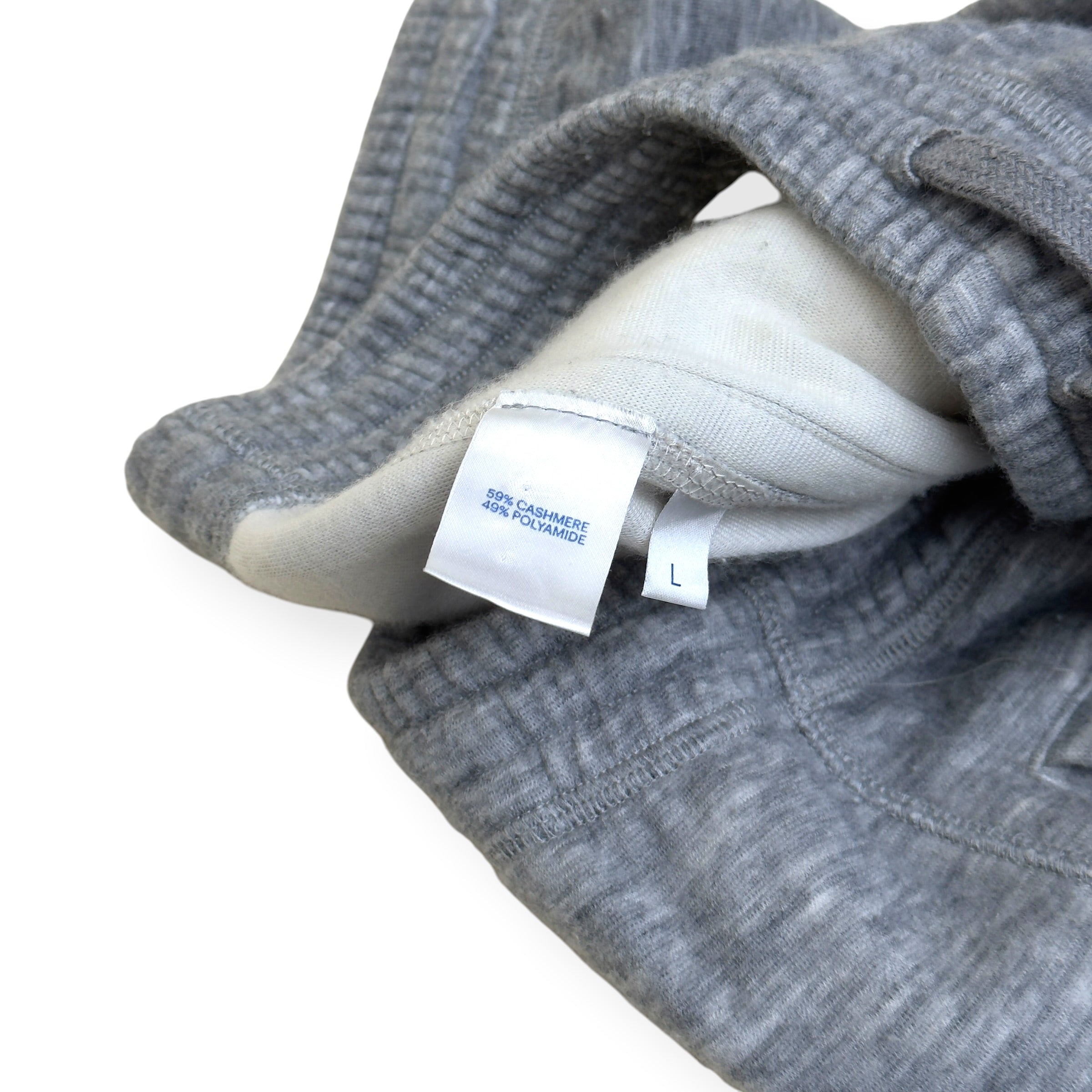 RAEY CASHMERE BLEND JOGGERS GREY L