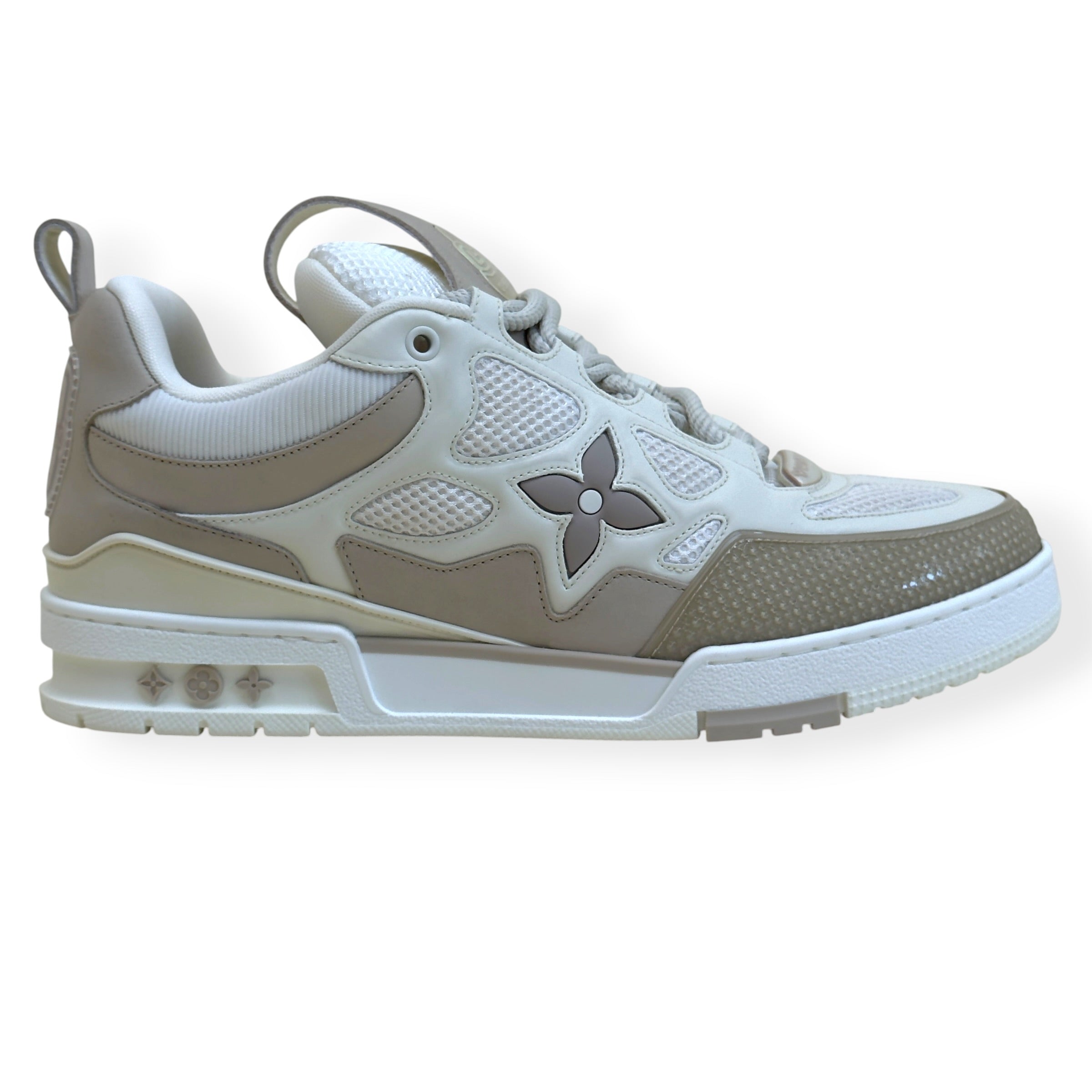 LOUIS VUITTON LV SKATE SNEAKER LUXURY BEIGE UK9