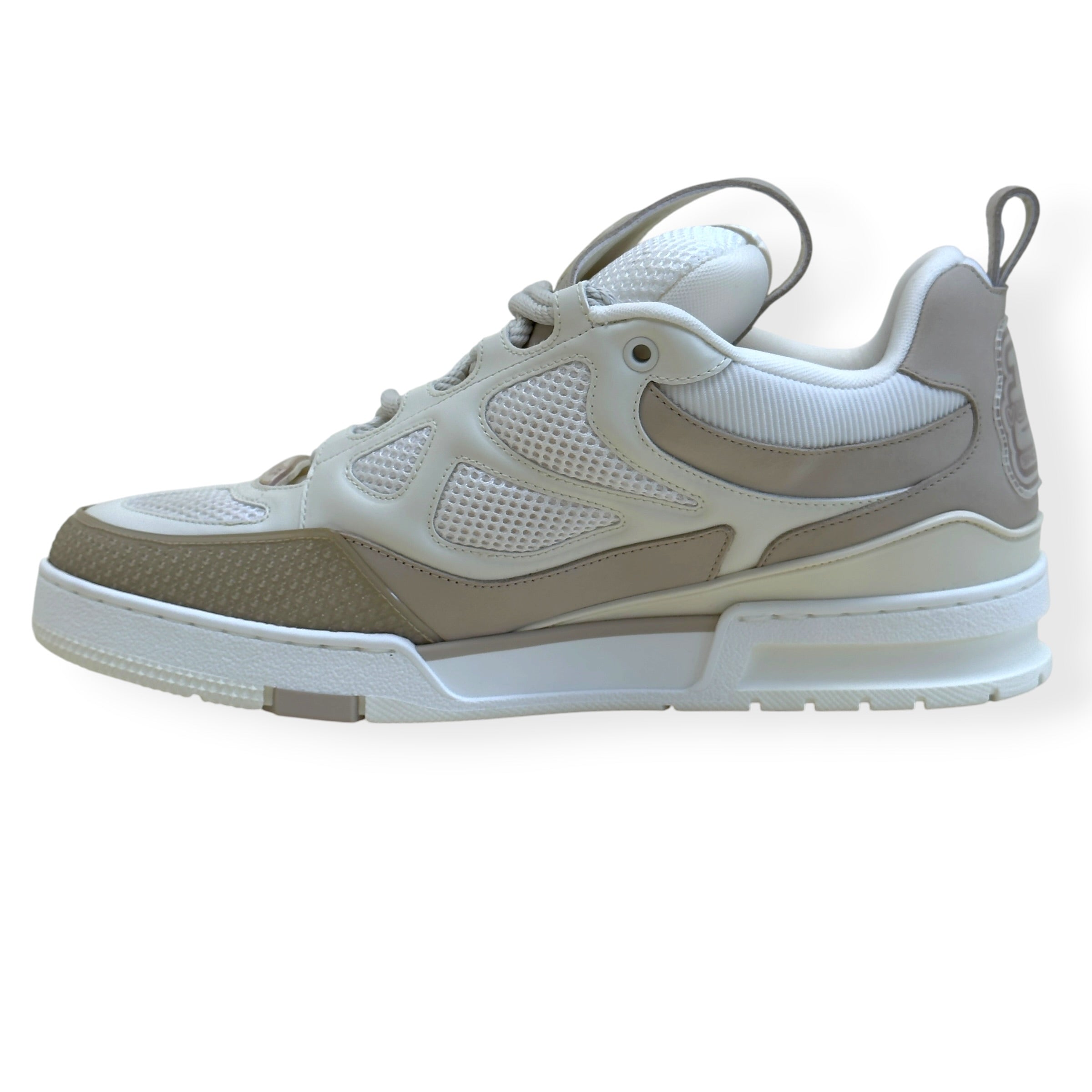 LOUIS VUITTON LV SKATE SNEAKER LUXURY BEIGE UK9