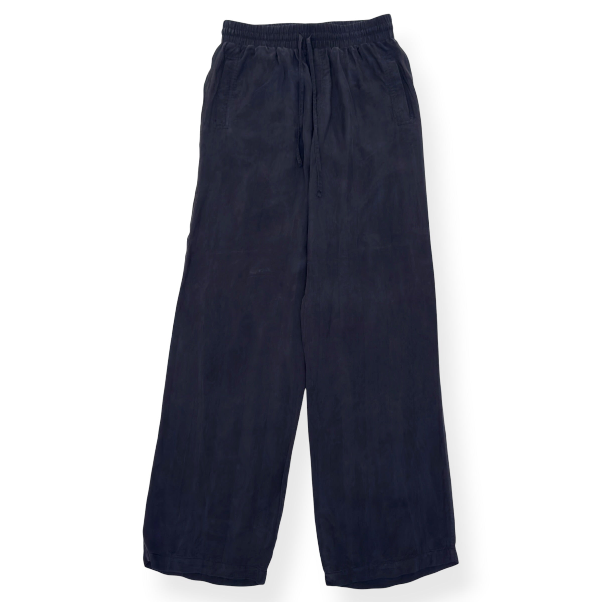 COLE BUXTON CUPRO WIDE LEG TROUSERS BLACK XL