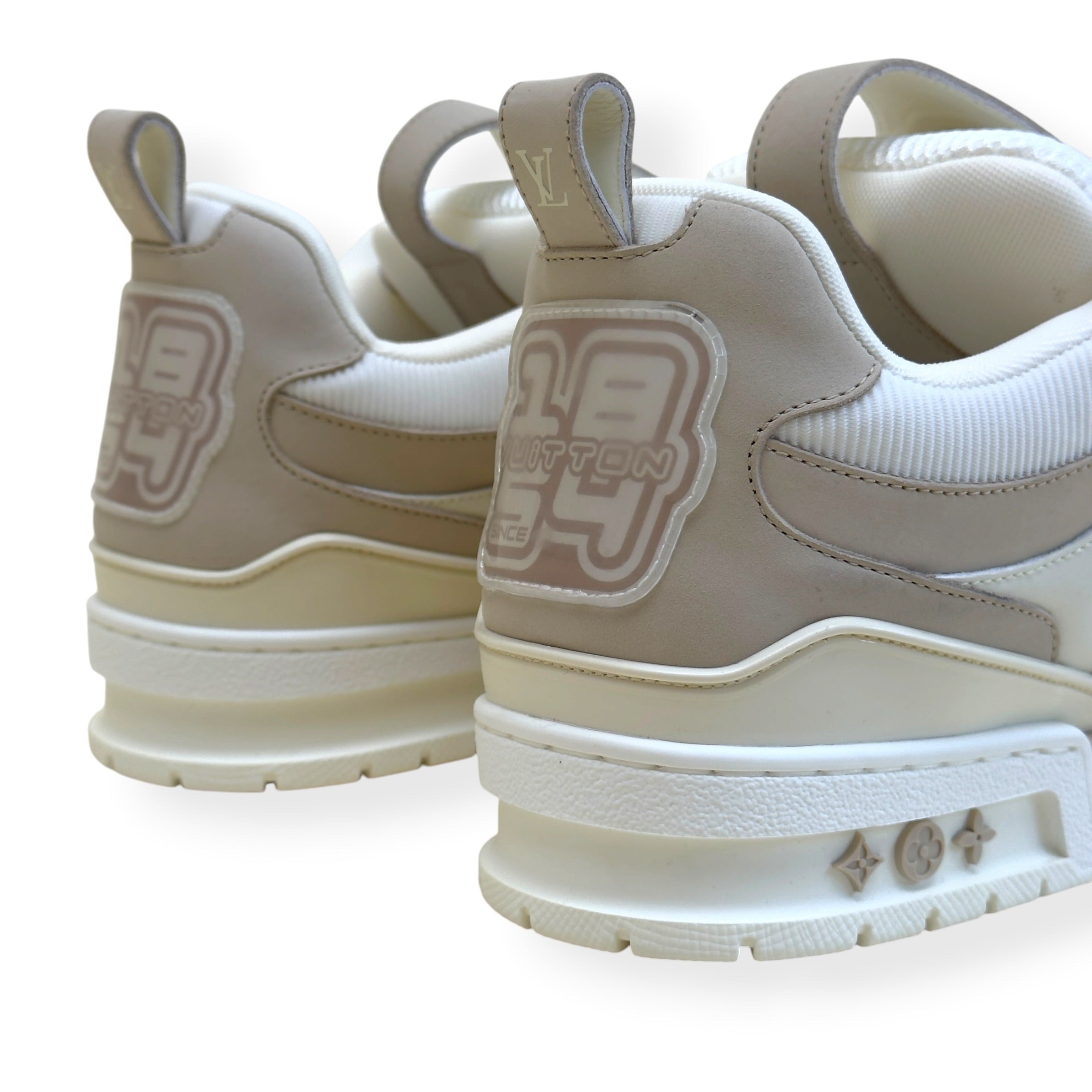LOUIS VUITTON LV SKATE SNEAKER LUXURY BEIGE UK9