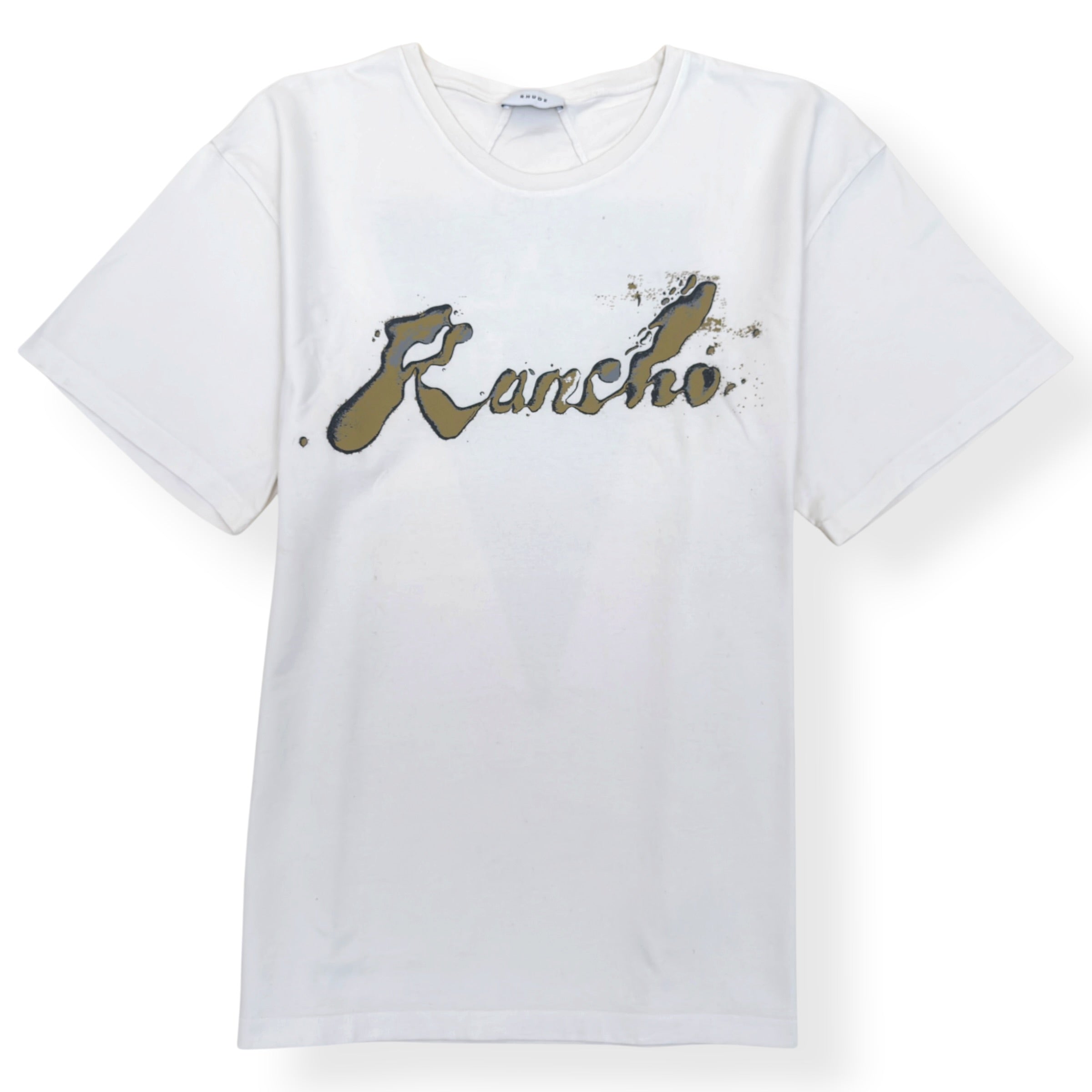 RHUDE RANCHO GRAPHIC T-SHIRT WHITE L