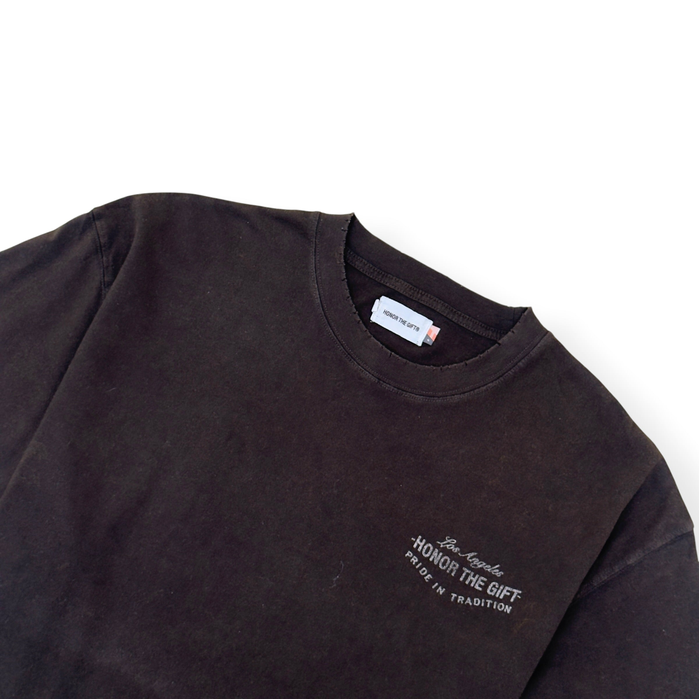 HONOR THE GIFT PRIDE IN TRADITION T-SHIRT BROWN L
