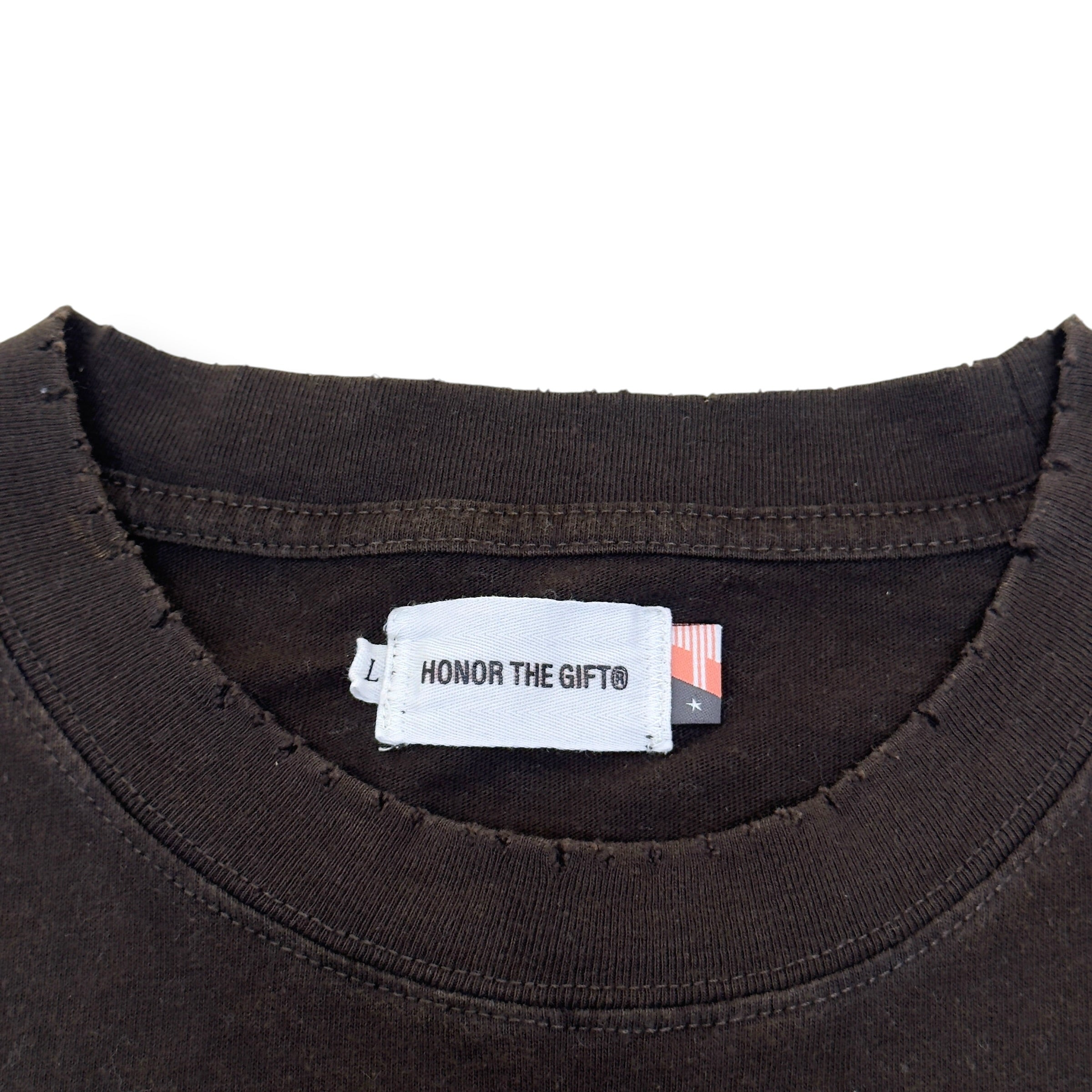 HONOR THE GIFT PRIDE IN TRADITION T-SHIRT BROWN L