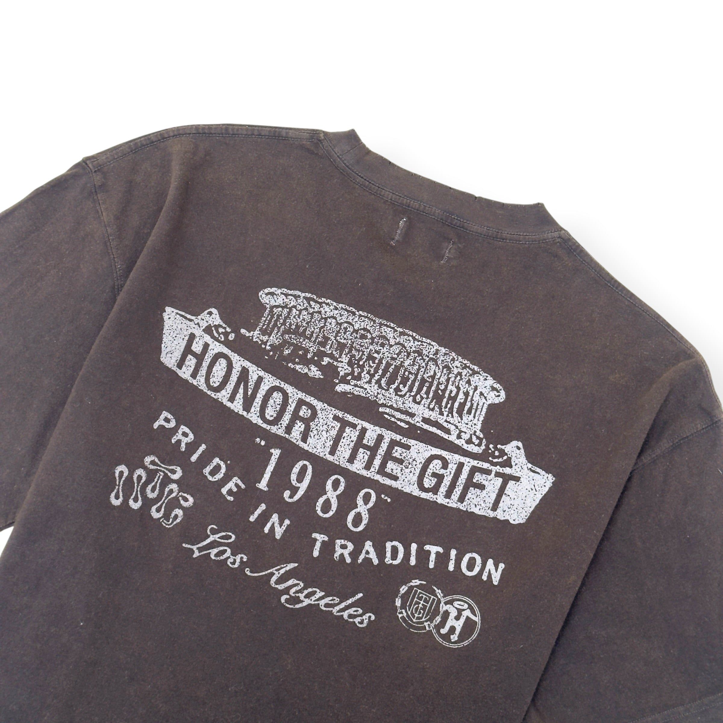 HONOR THE GIFT PRIDE IN TRADITION T-SHIRT BROWN L