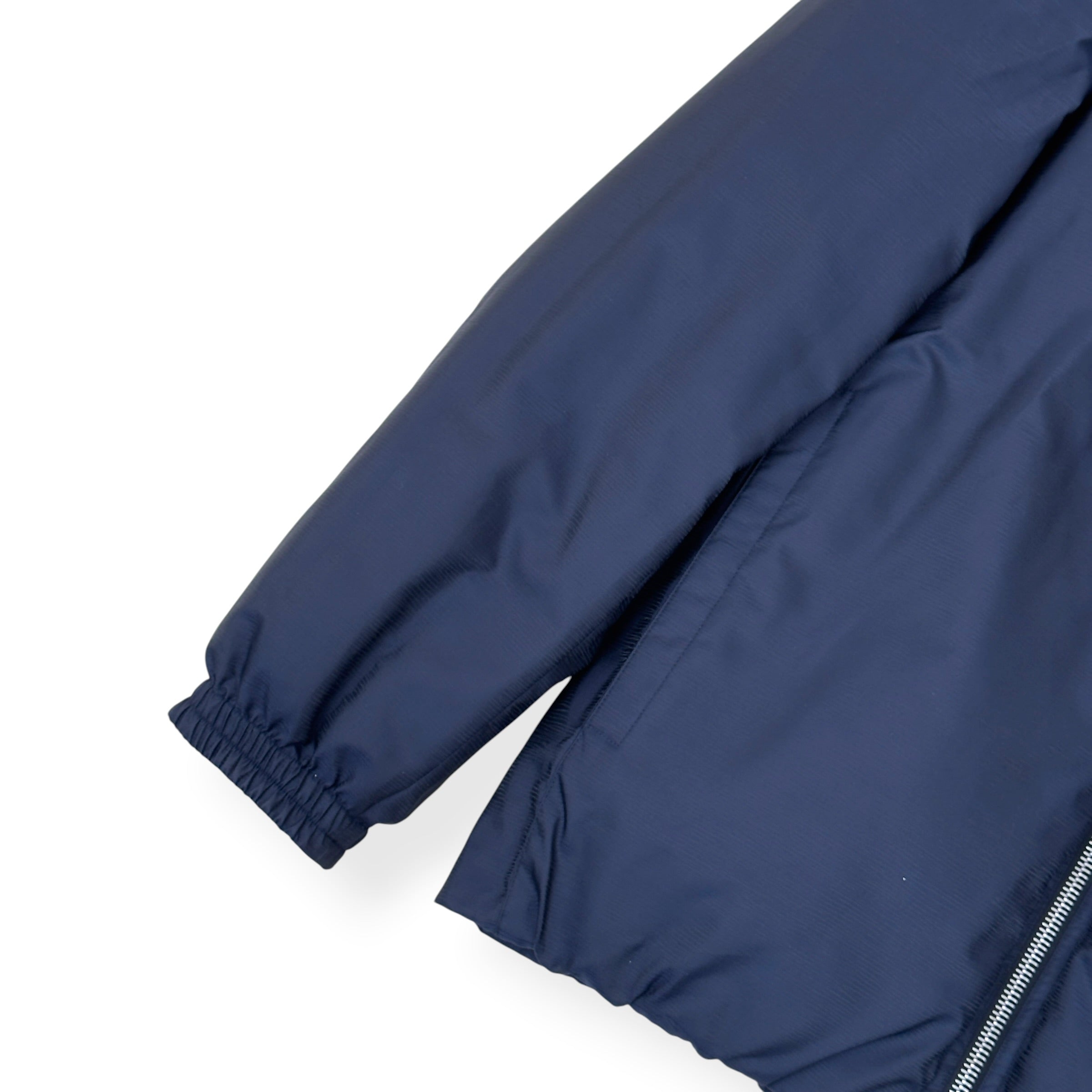 LOUIS VUITTON REVERSIBLE QUILTED DOWN BOMBER JACKET BLACK / NAVY 54 / XL