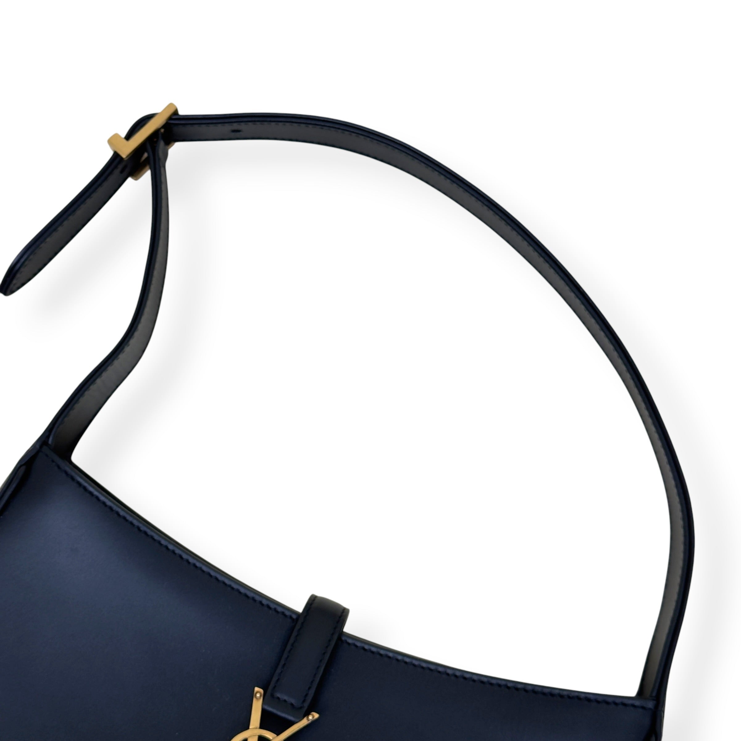 SAINT LAURENT LE 5 A 7 HOBO BAG BLACK