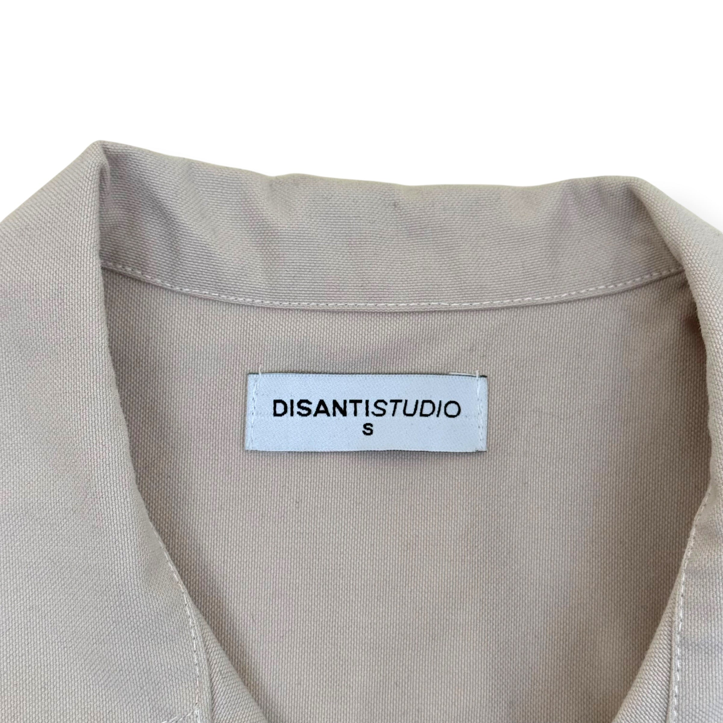 DI SANTI STUDIO CAMP COLLAR SHIRT ECRU S