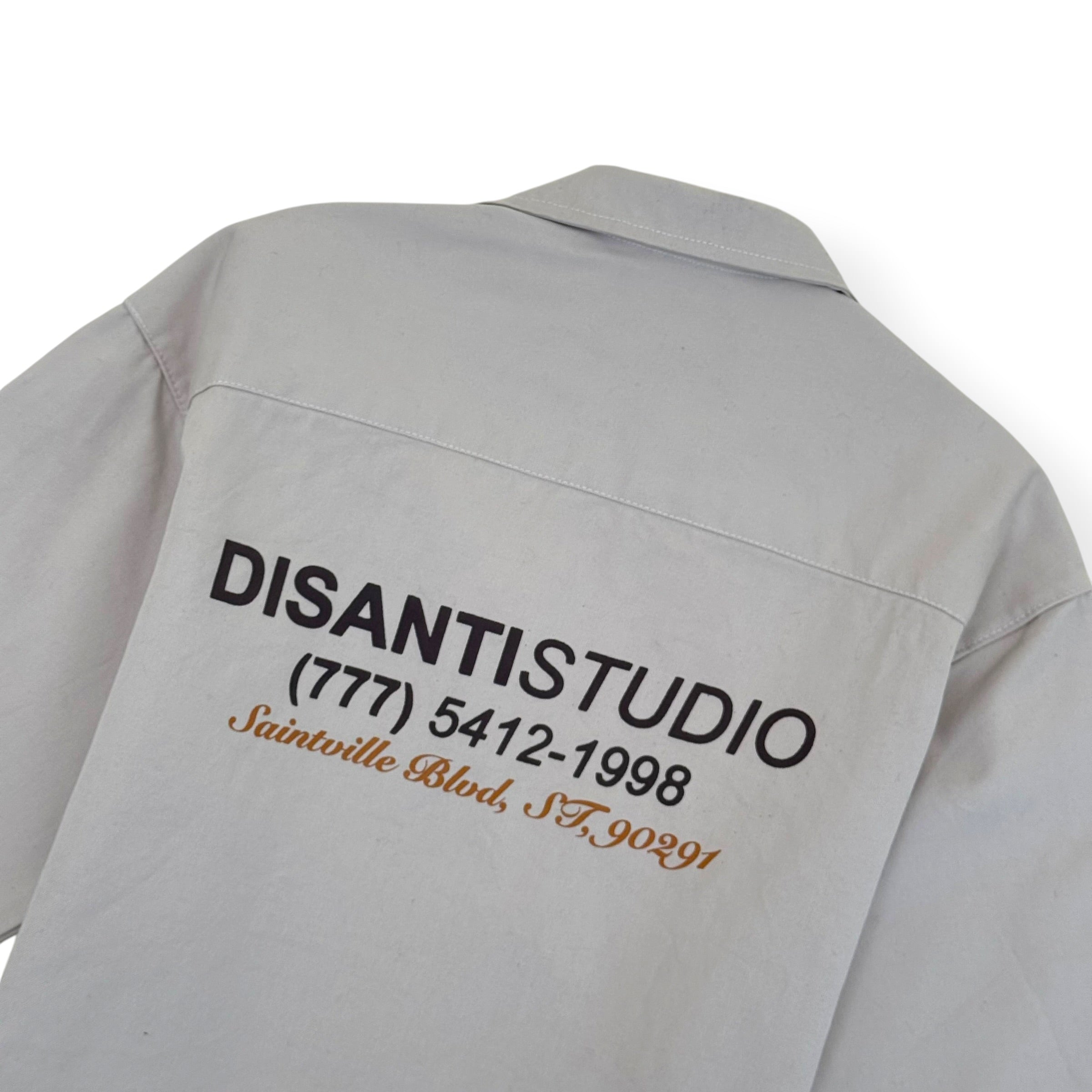 DI SANTI STUDIO CAMP COLLAR SHIRT ECRU S