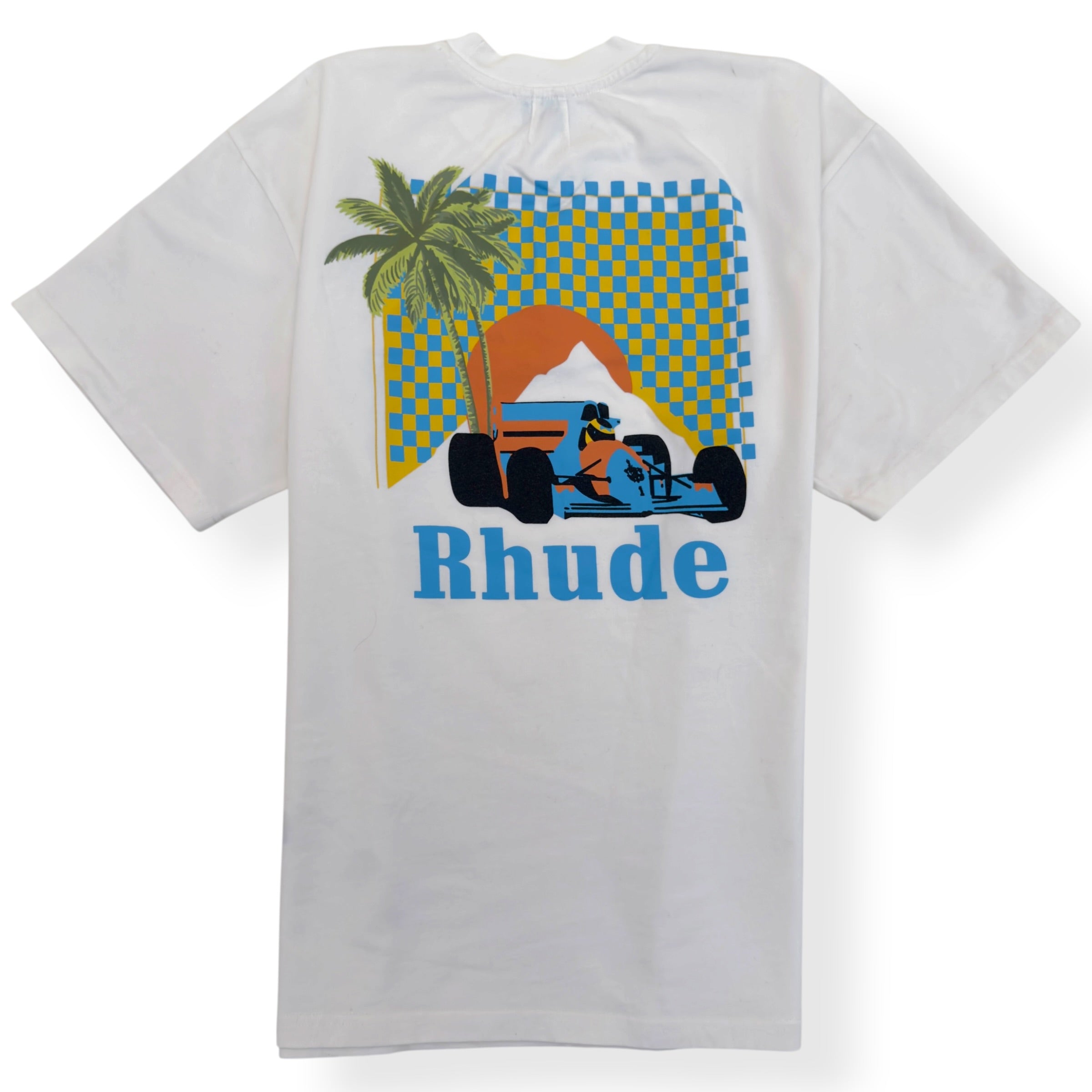 RHUDE GRAPHIC T-SHIRT WHITE M
