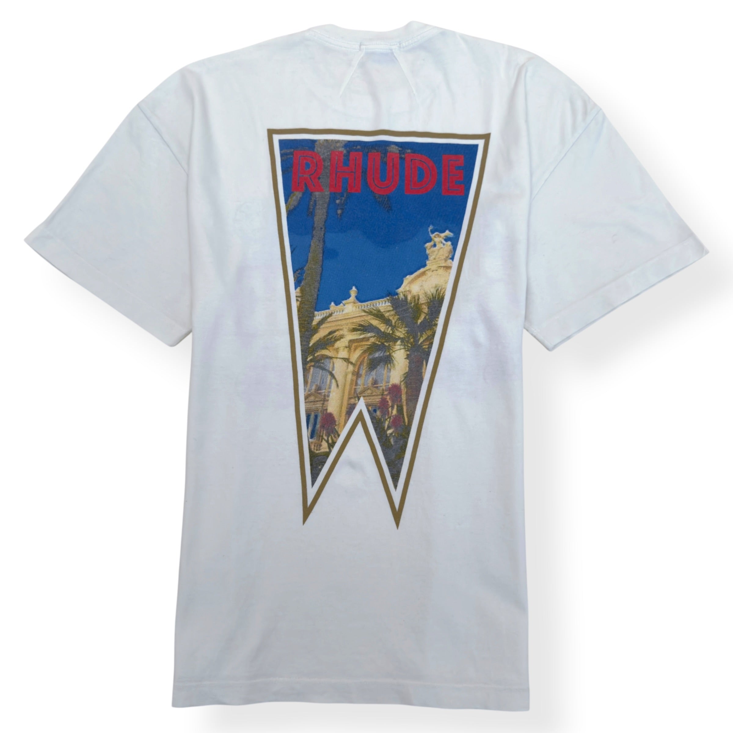 RHUDE MONACO T-SHIRT WHITE S