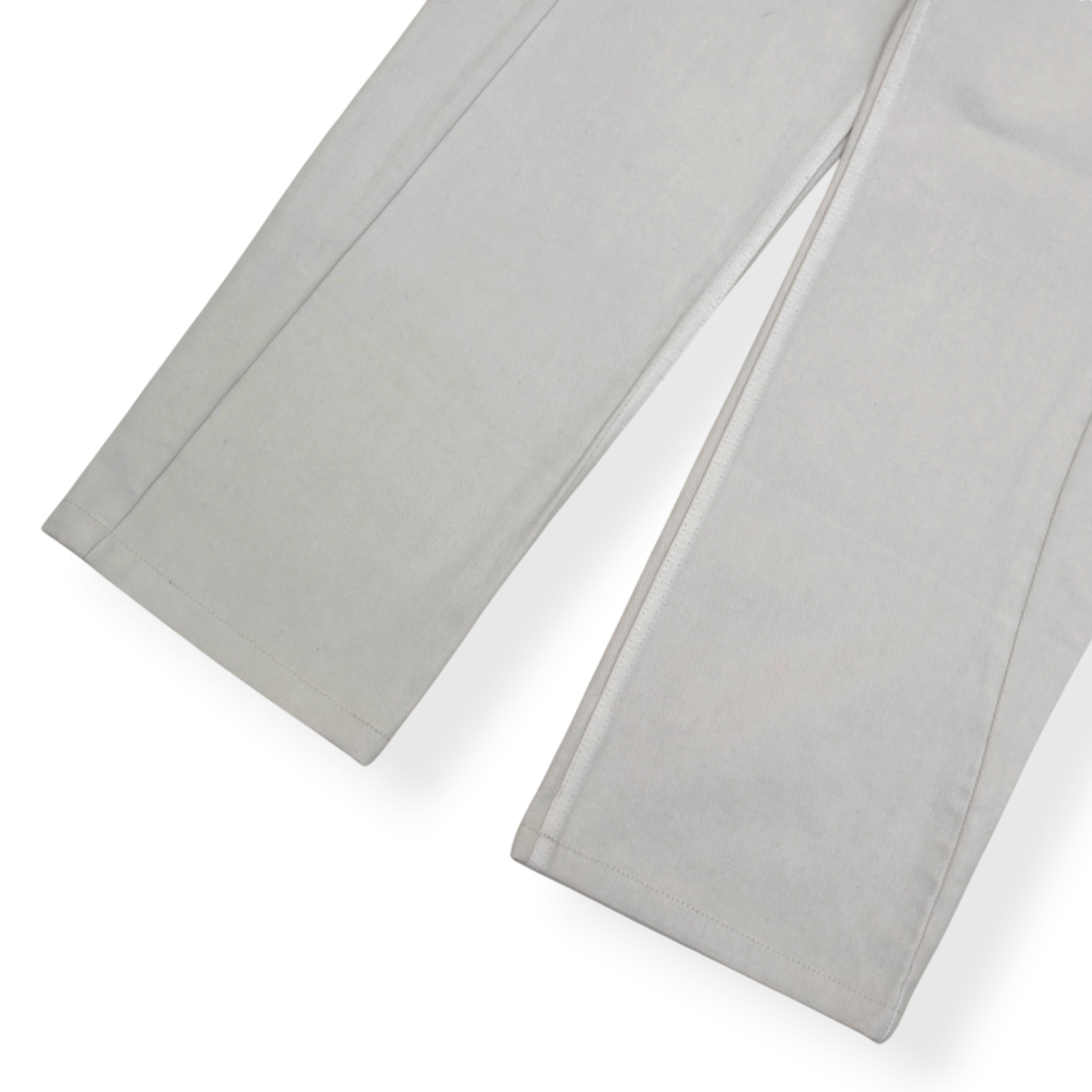 LE17SEPTEMBRE ONE TUCK WIDE DENIM JEANS IVORY 46 / XS