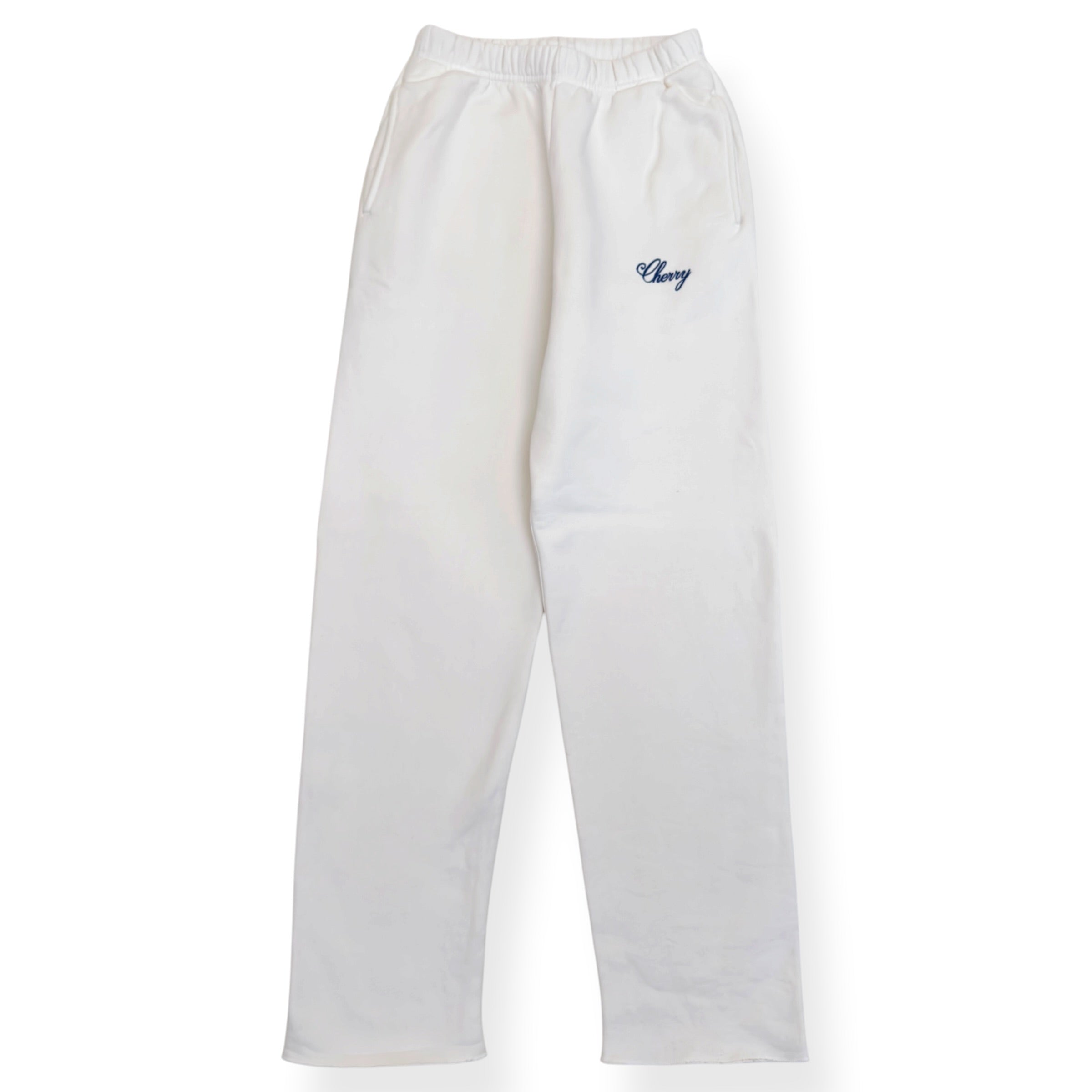 CHERRY LA SWEATPANTS WHITE S