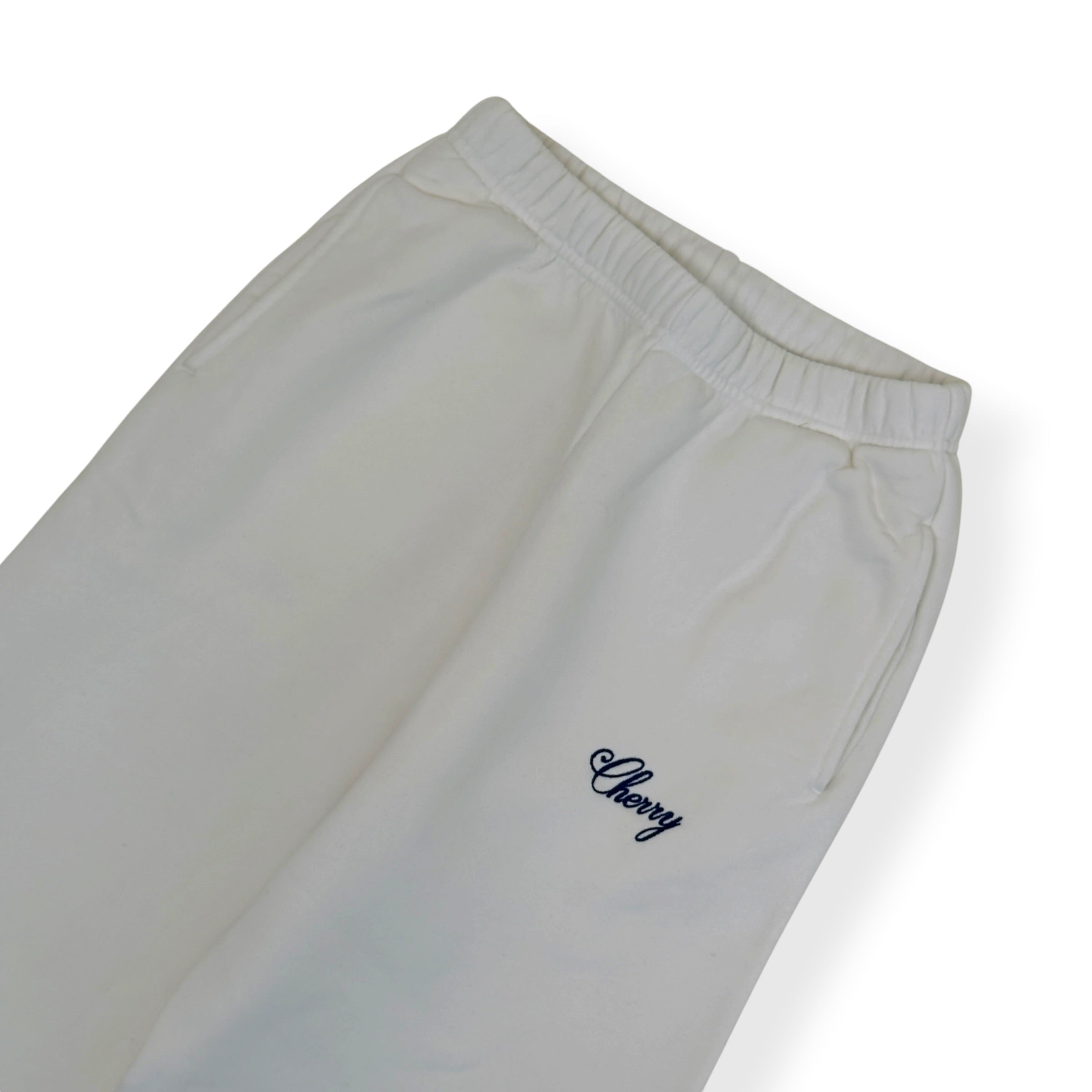 CHERRY LA SWEATPANTS WHITE S