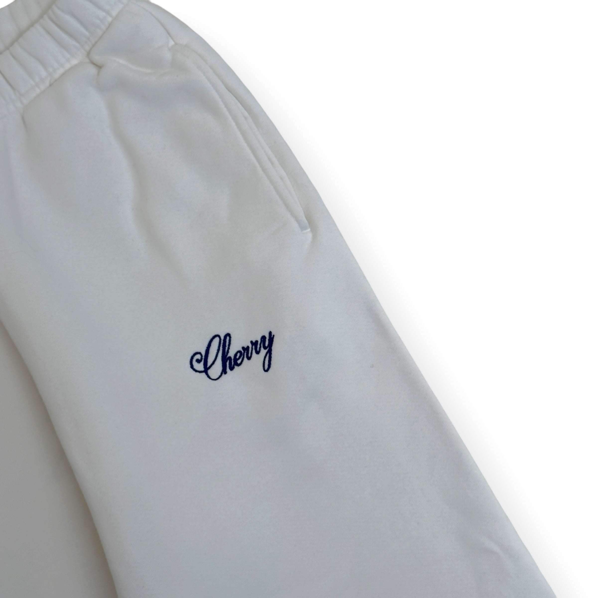 CHERRY LA SWEATPANTS WHITE S