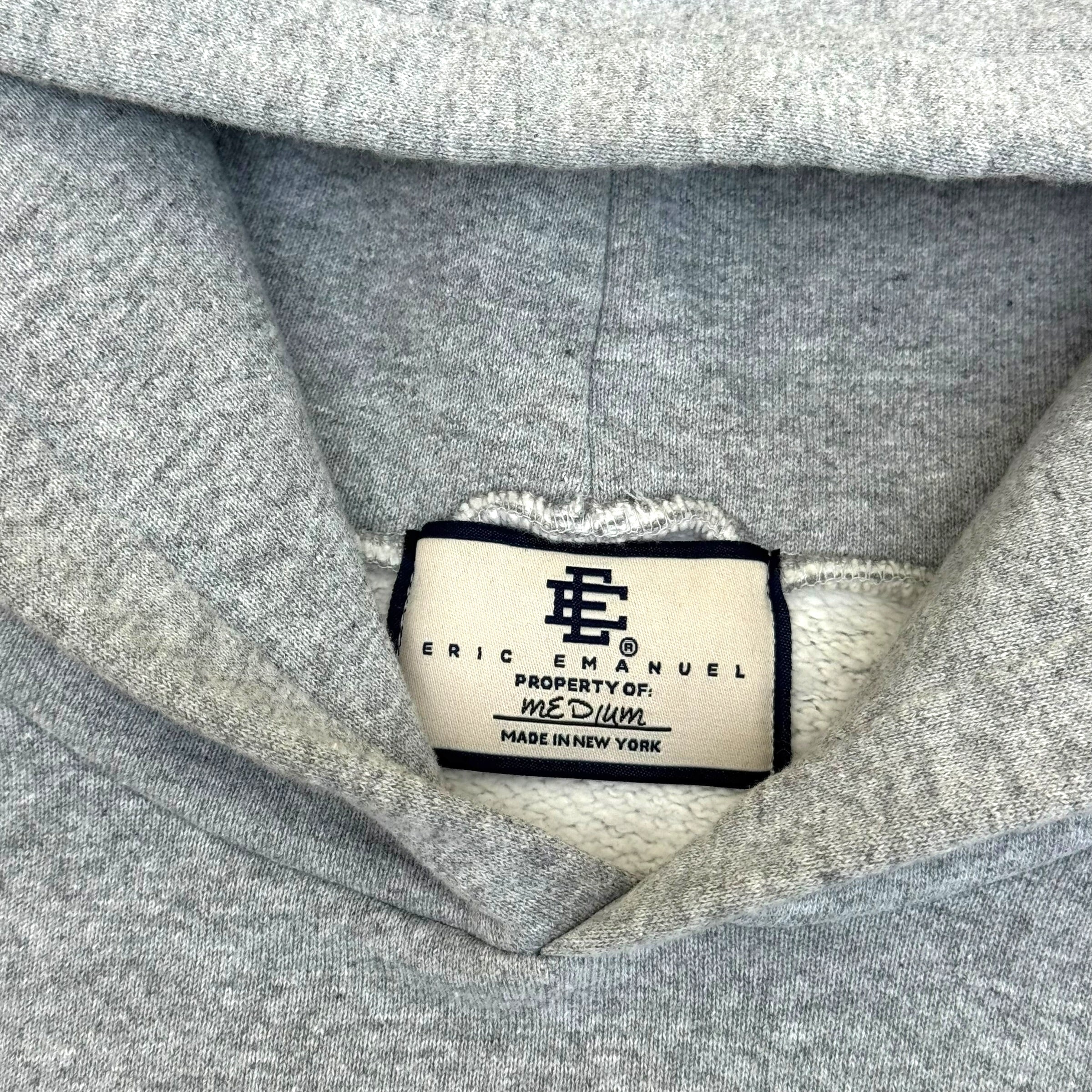ERIC EMANUEL EE BASIC HOODIE GREY M