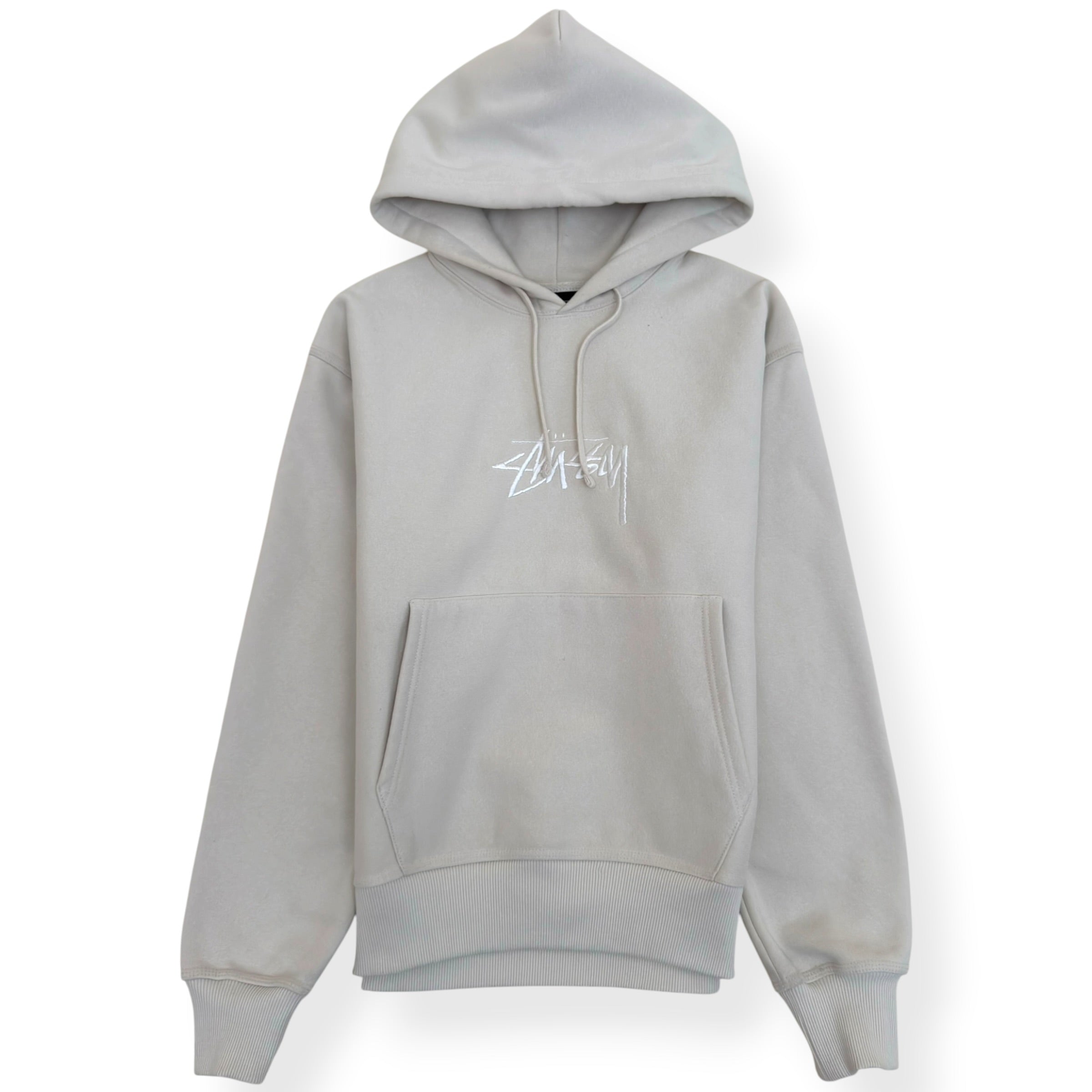 STÜSSY STOCK LOGO HOODIE ECRU S