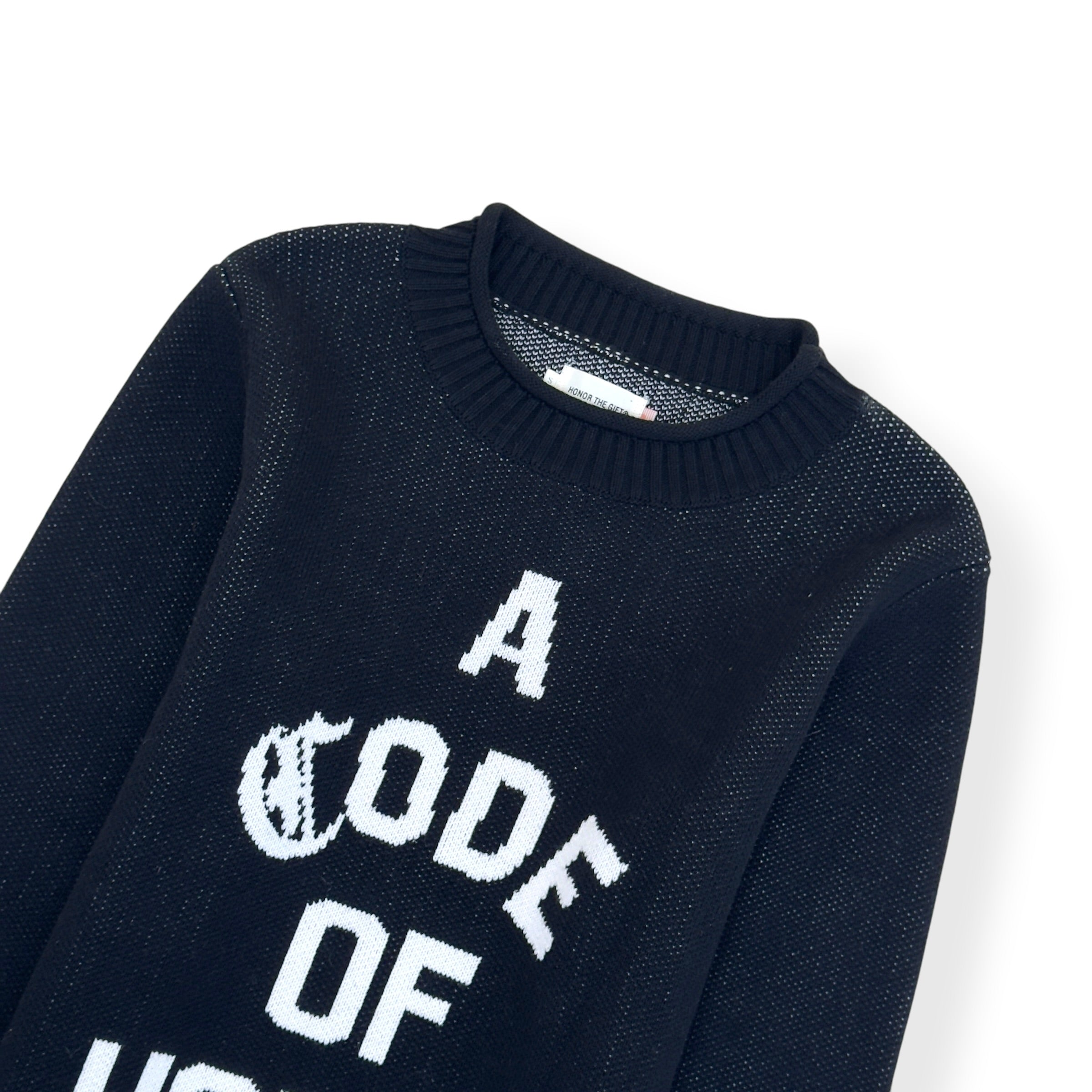 HONOR THE GIFT CODE OF HONOR SWEATER BLACK S