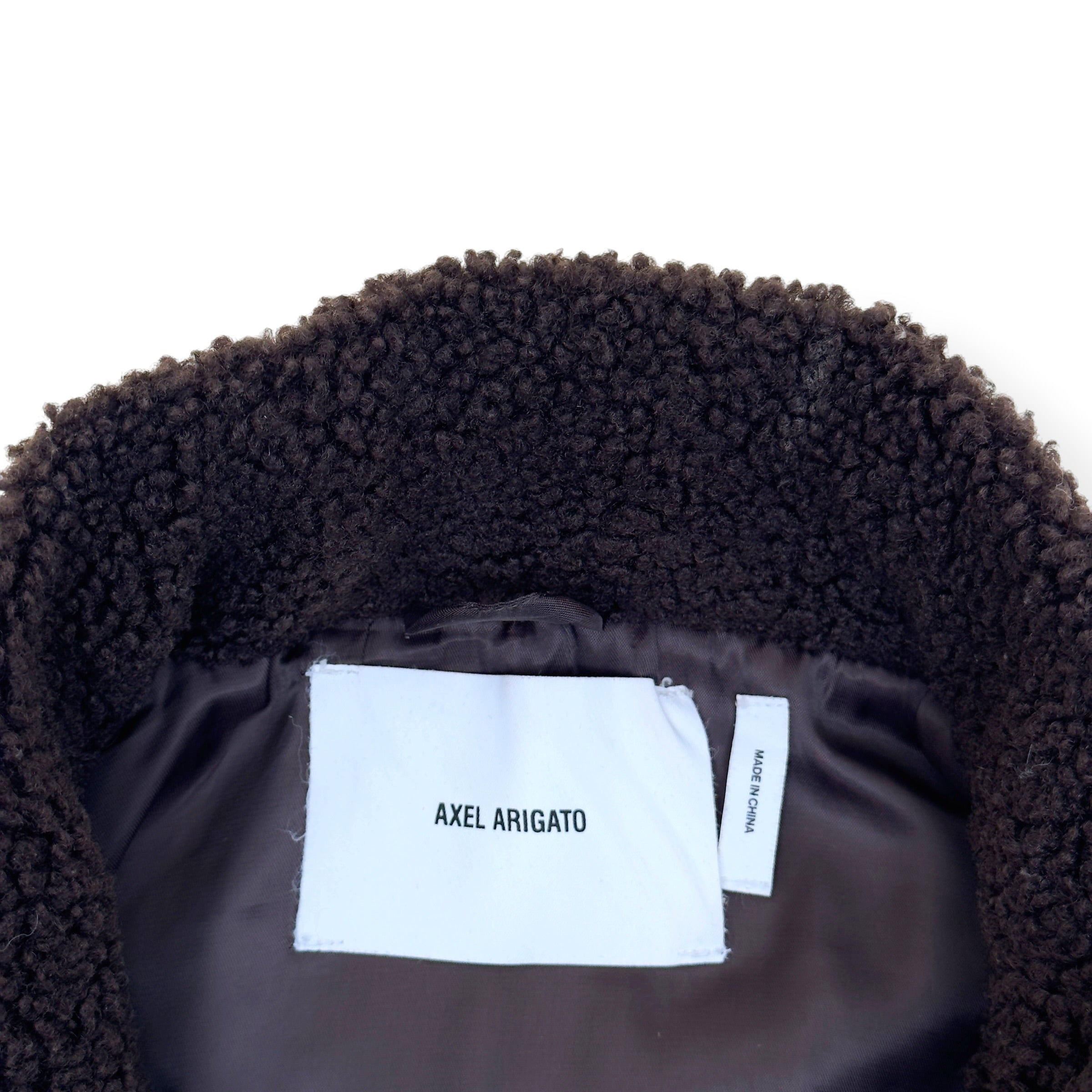 AXEL ARIGATO NOMAD FLEECE JACKET BROWN S