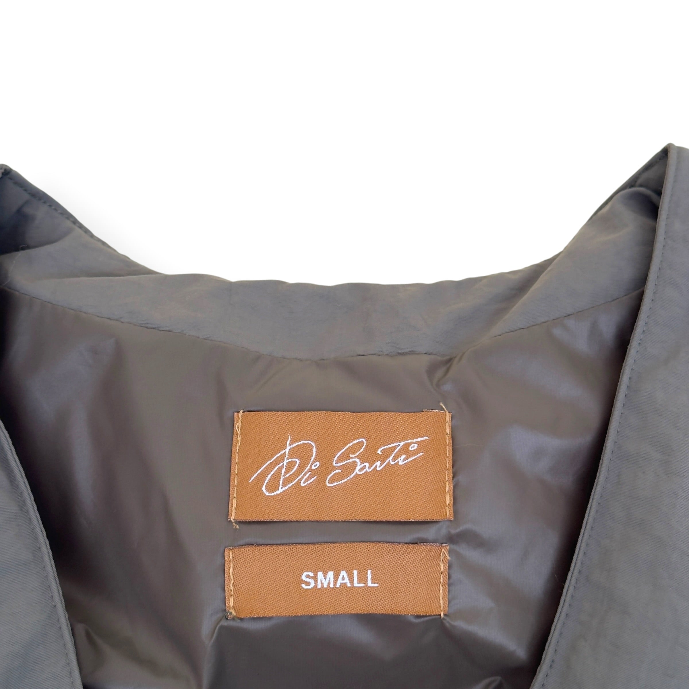 DI SANTI STUDIO PUFFER GILET GREY S