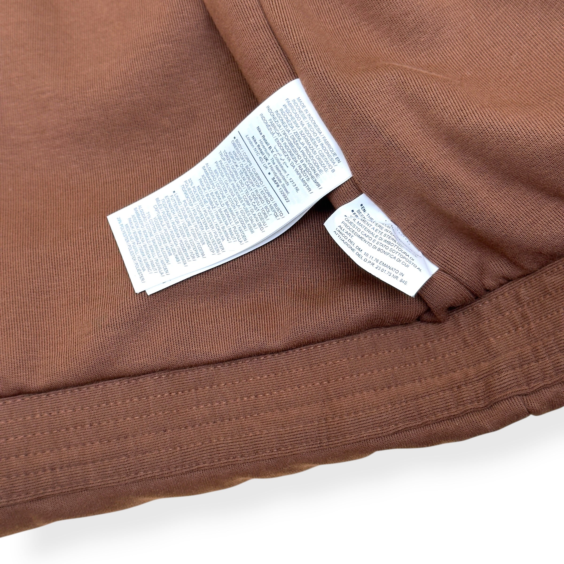 NIKE THERMA-FIT PUFFER JACKET BROWN S