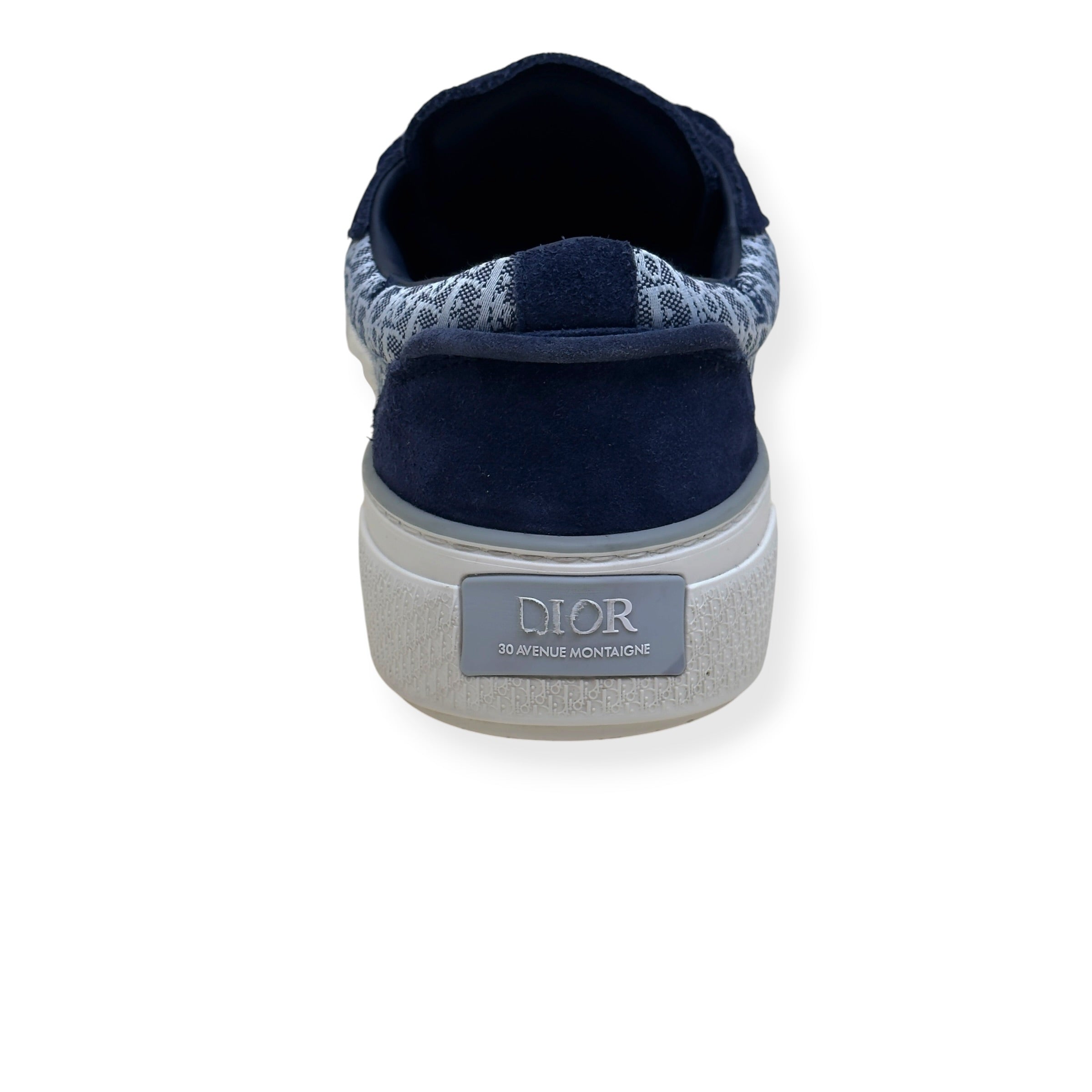 DIOR B33 LOW TOP OBLIQUE CANVAS SNEAKER BLUE 44 / UK10