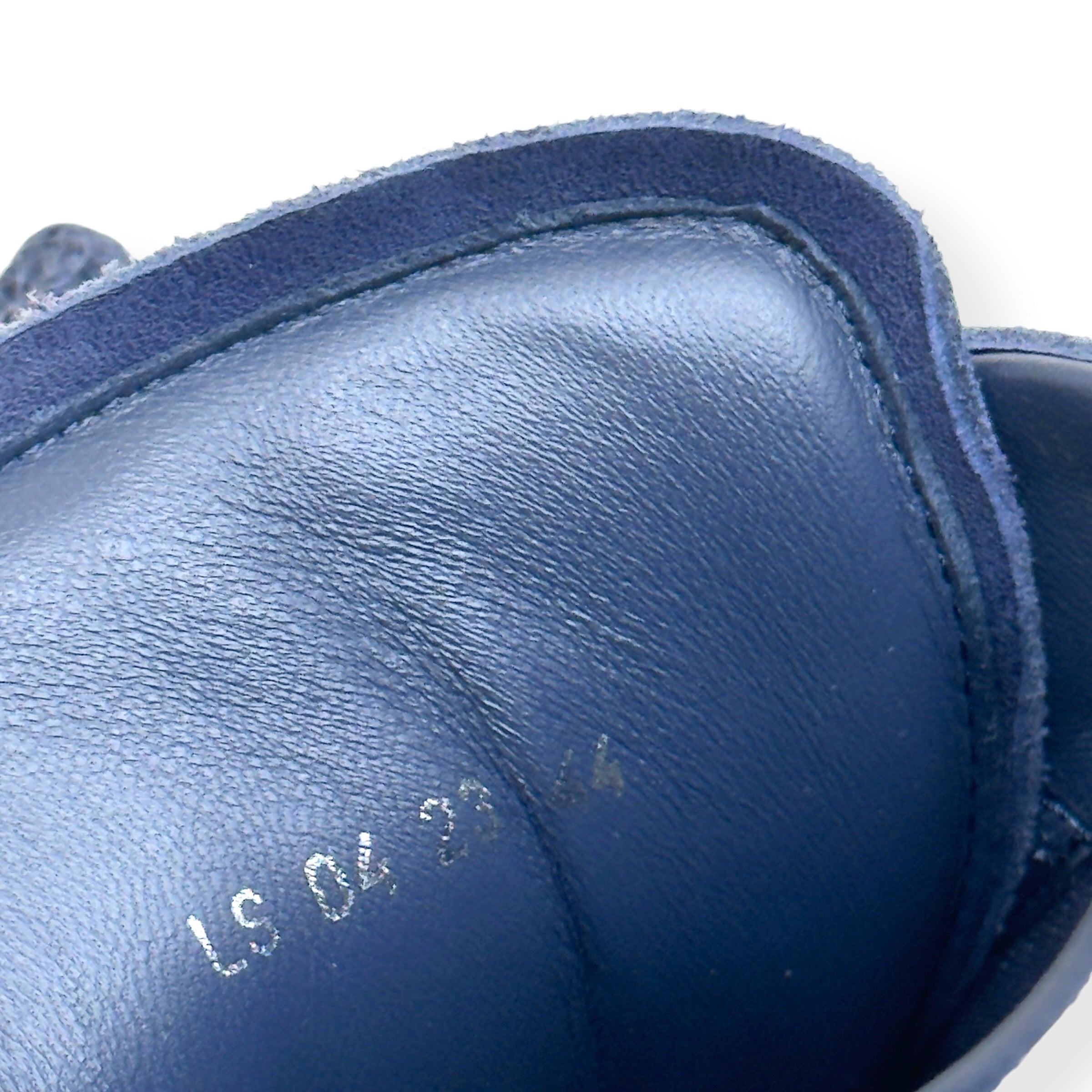 DIOR B33 LOW TOP OBLIQUE CANVAS SNEAKER BLUE 44 / UK10