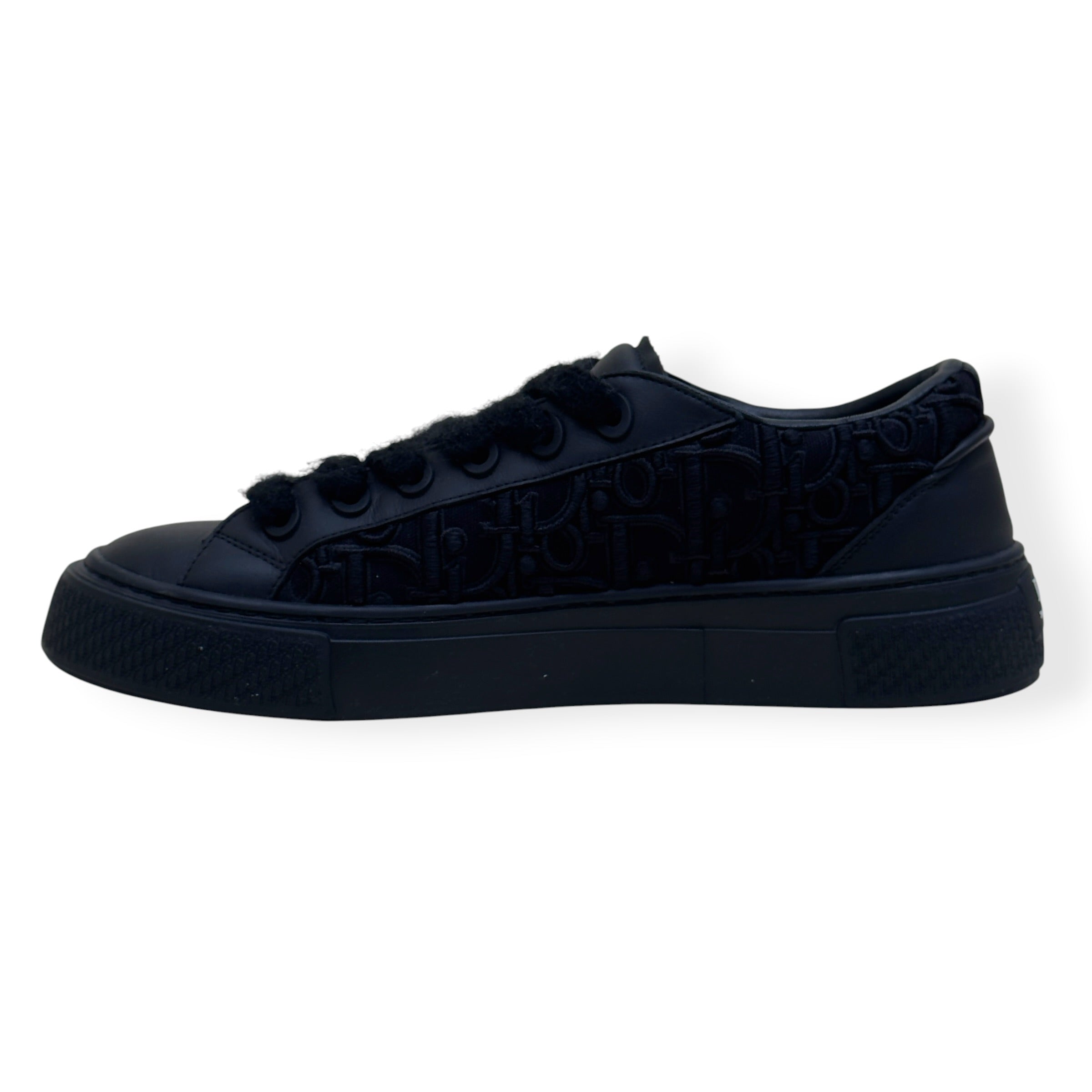 DIOR B33 LOW TOP OBLIQUE JACQUARD SNEAKER BLACK 45 / UK11