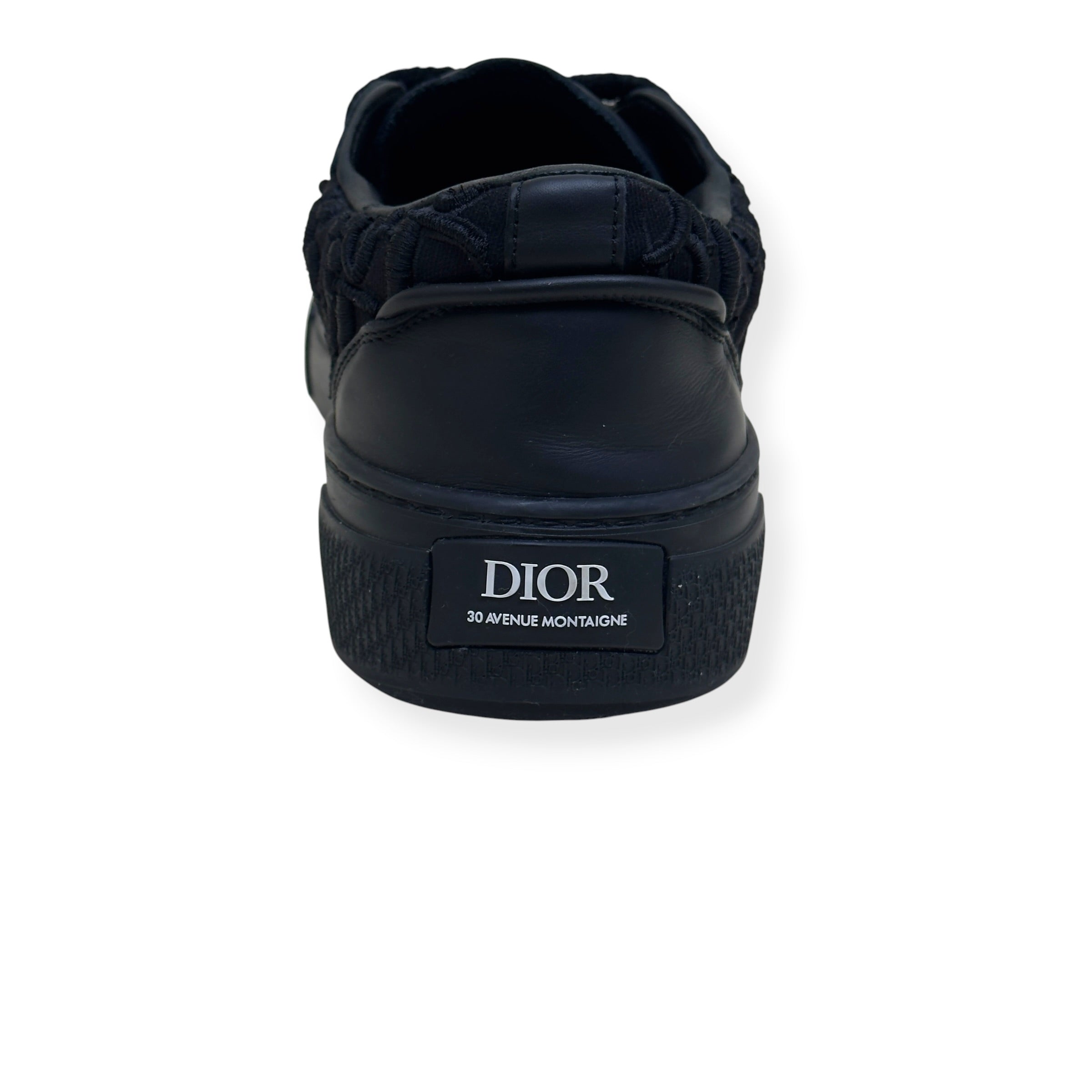 DIOR B33 LOW TOP OBLIQUE JACQUARD SNEAKER BLACK 45 / UK11
