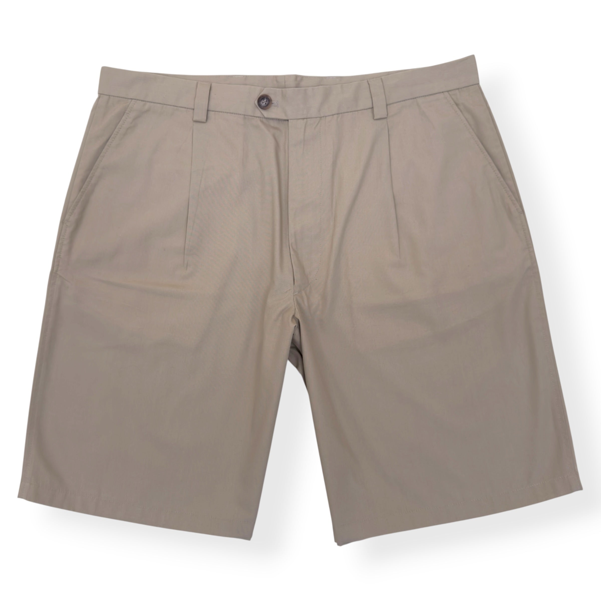PRADA POPLIN BERMUDA SHORTS BEIGE 54 / L