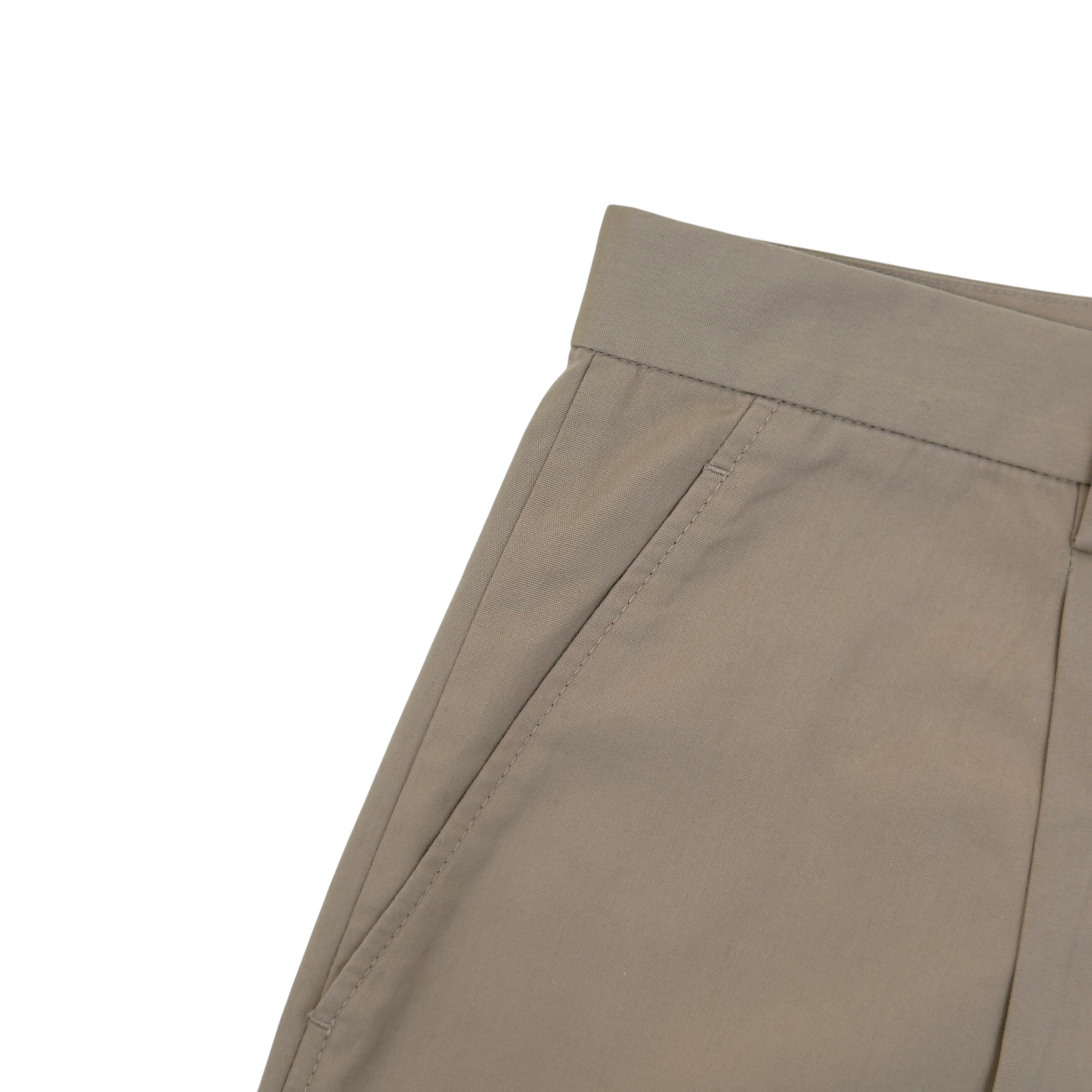 PRADA POPLIN BERMUDA SHORTS BEIGE 54 / L