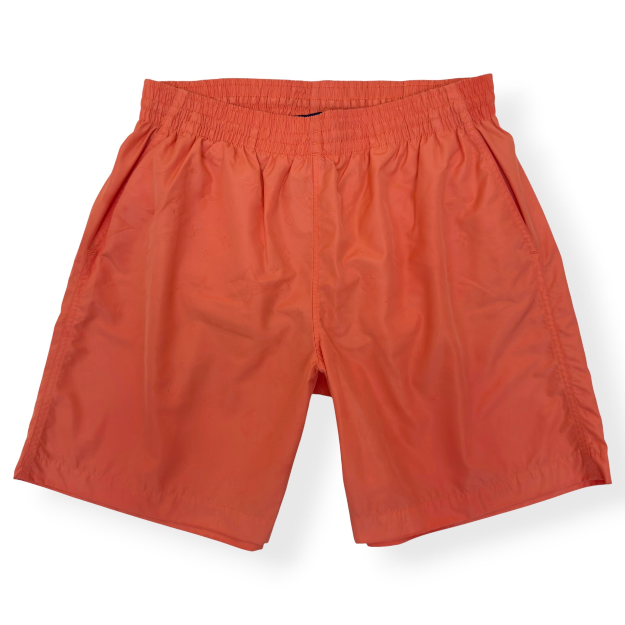LOUIS VUITTON MONOGRAM SWIM SHORTS ORANGE XL