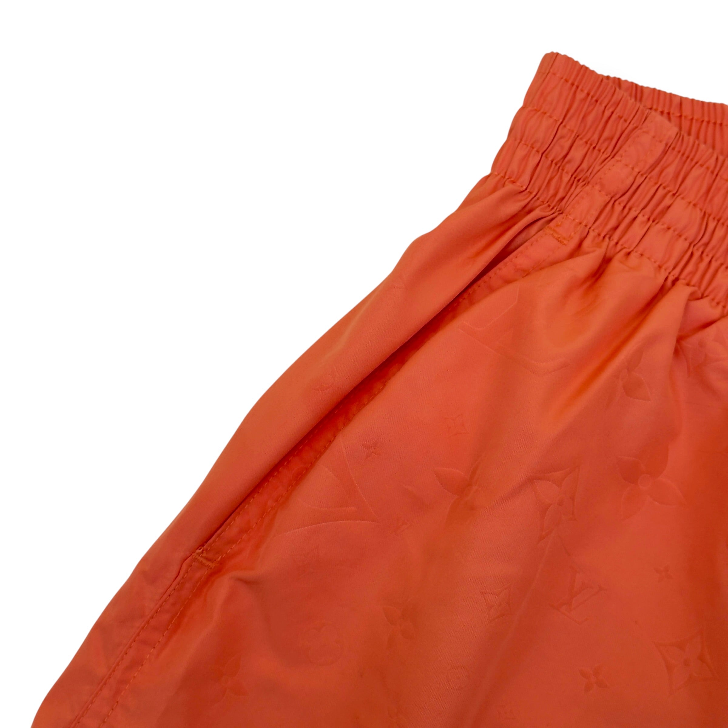LOUIS VUITTON MONOGRAM SWIM SHORTS ORANGE XL