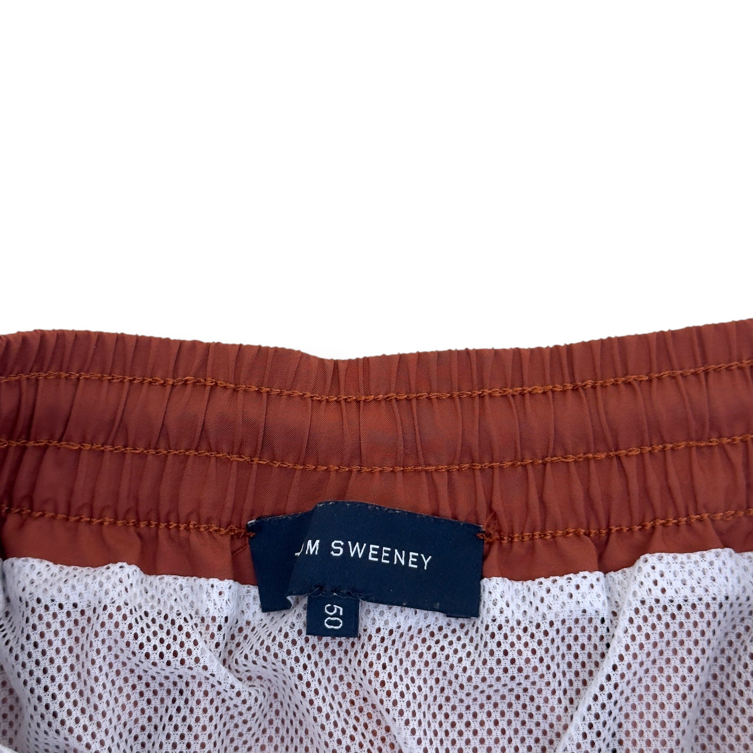 THOM SWEENEY SWIM SHORTS BURGUNDY 50 / M