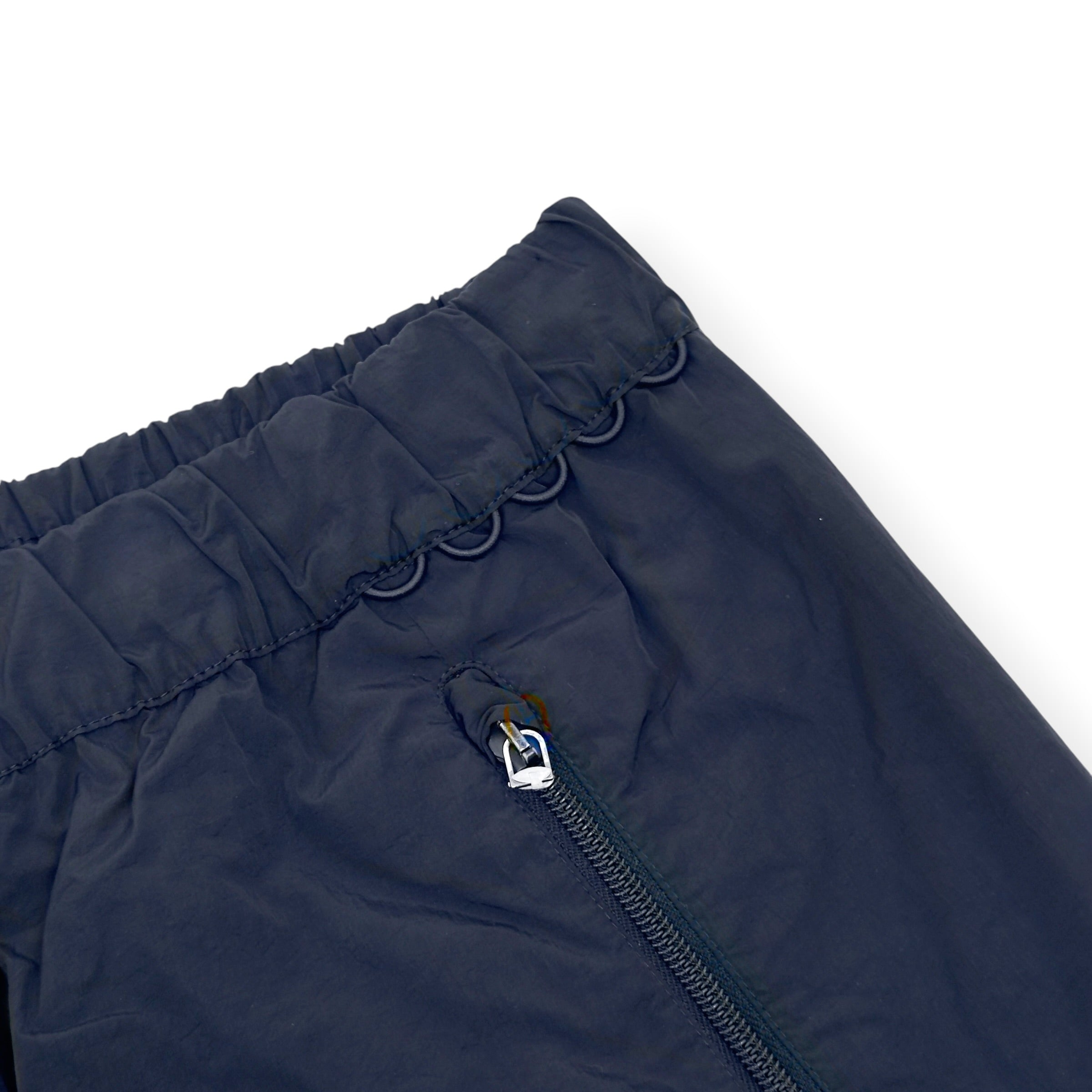 LOUIS VUITTON 2054 NYLON SWIM SHORTS BLACK / SILVER 44 / M