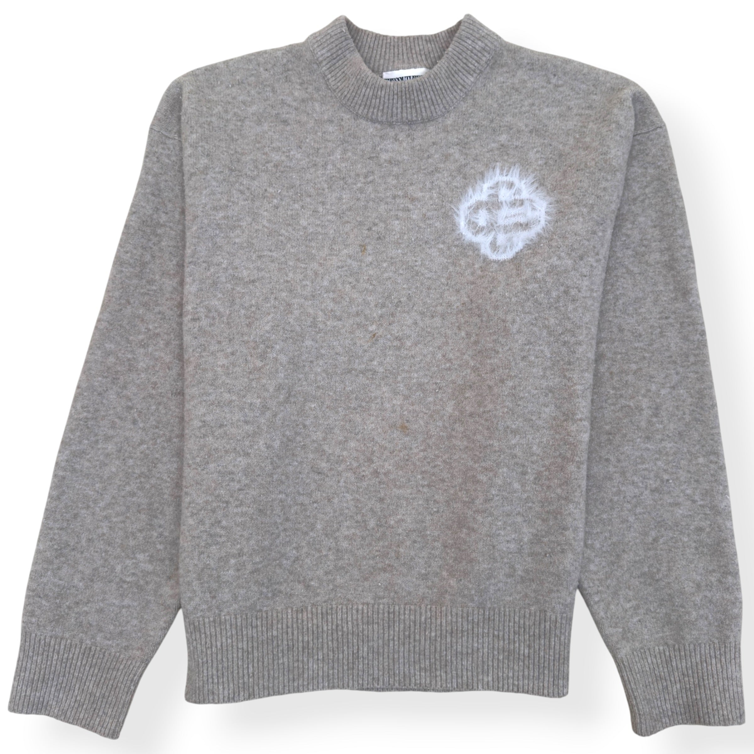 THE COUTURE CLUB FLUFFY SWEATSHIRT GREY XL