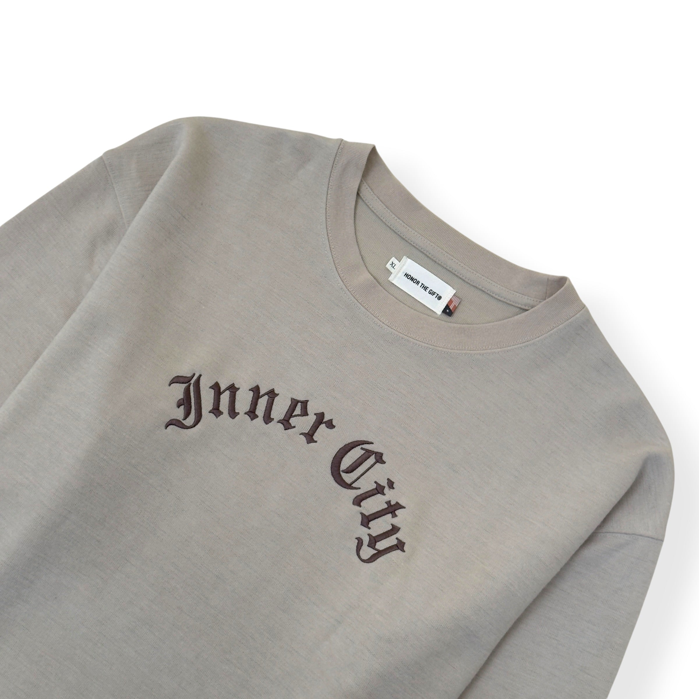HONOR THE GIFT INNER CITY LONG SLEEVE T-SHIRT BEIGE XL