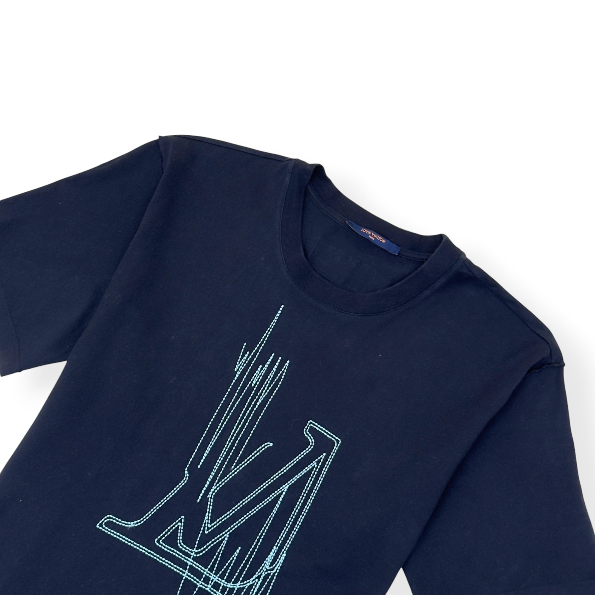LOUIS VUITTON FREQUENCY T-SHIRT BLACK XXL