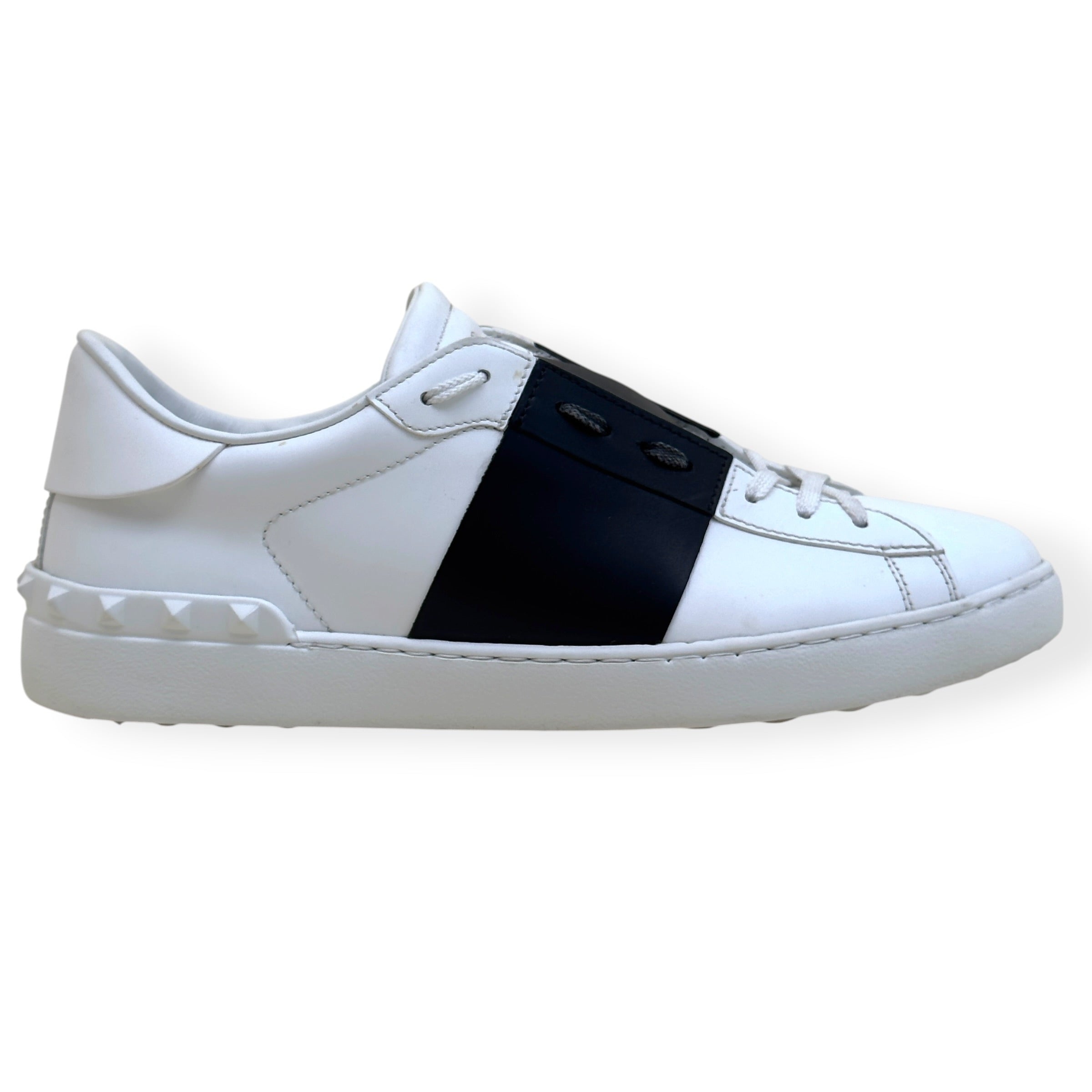 VALENTINO GARAVANI OPEN SNEAKER SNEAKER WHITE / BLACK 44.5 / UK10.5