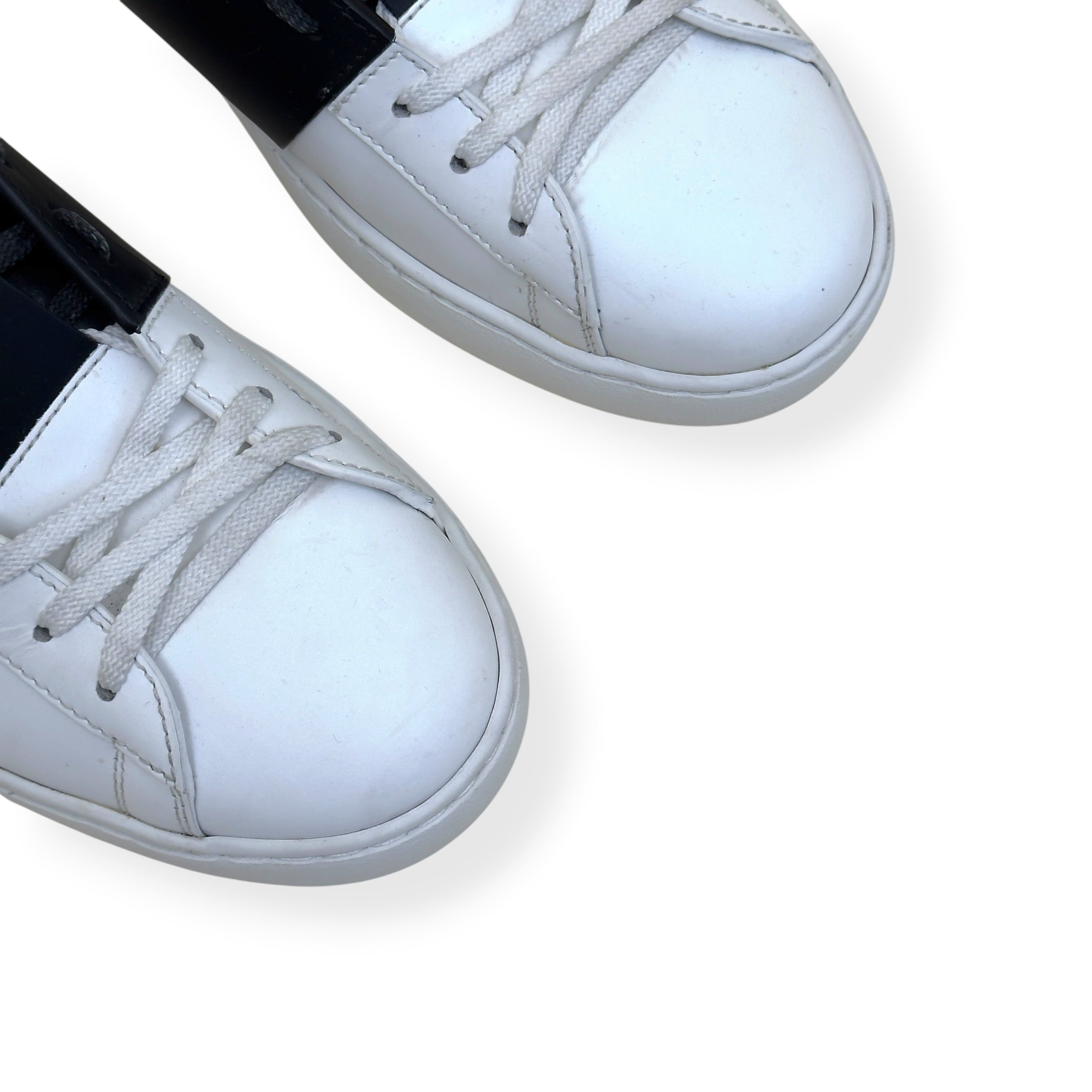 VALENTINO GARAVANI OPEN SNEAKER SNEAKER WHITE / BLACK 44.5 / UK10.5