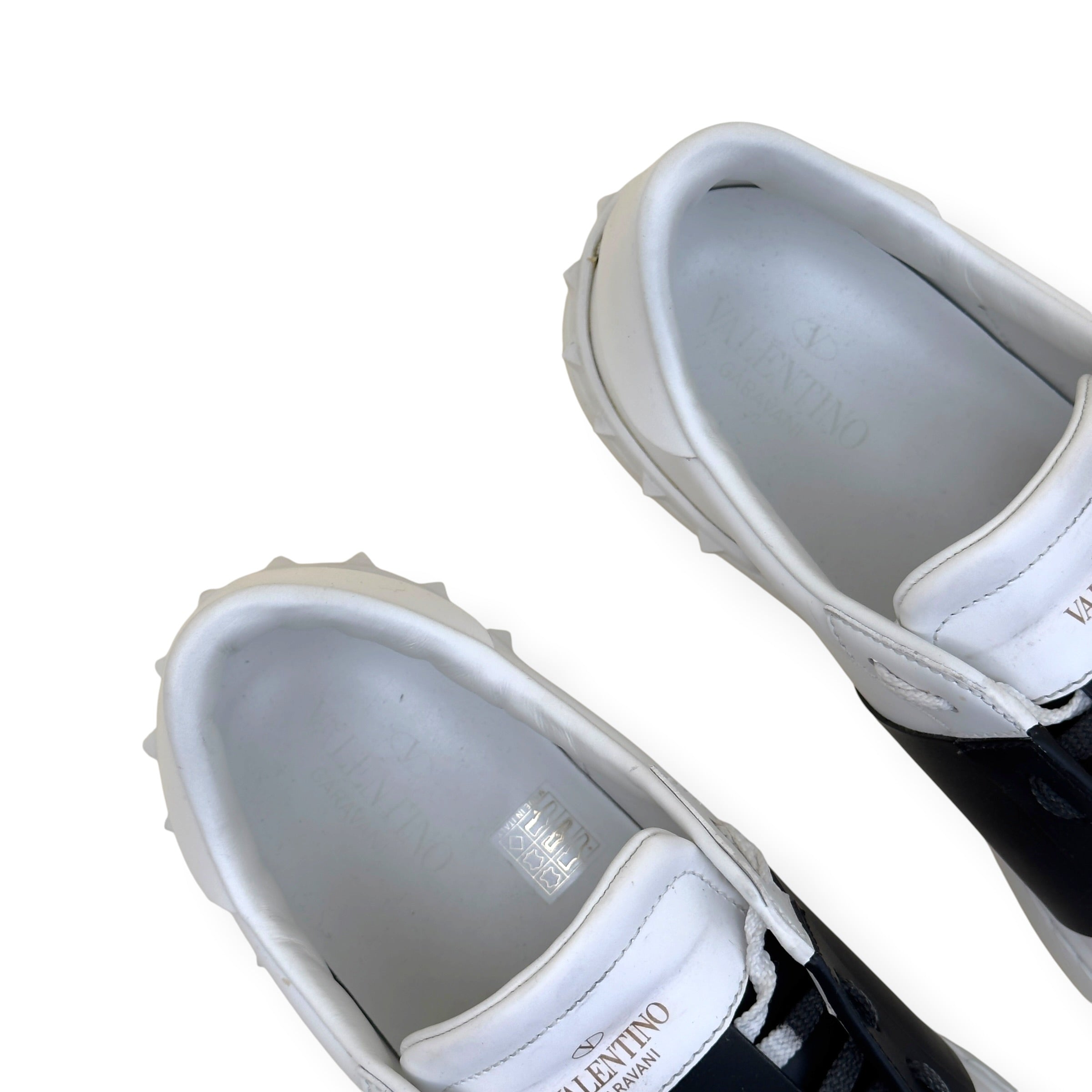 VALENTINO GARAVANI OPEN SNEAKER SNEAKER WHITE / BLACK 44.5 / UK10.5