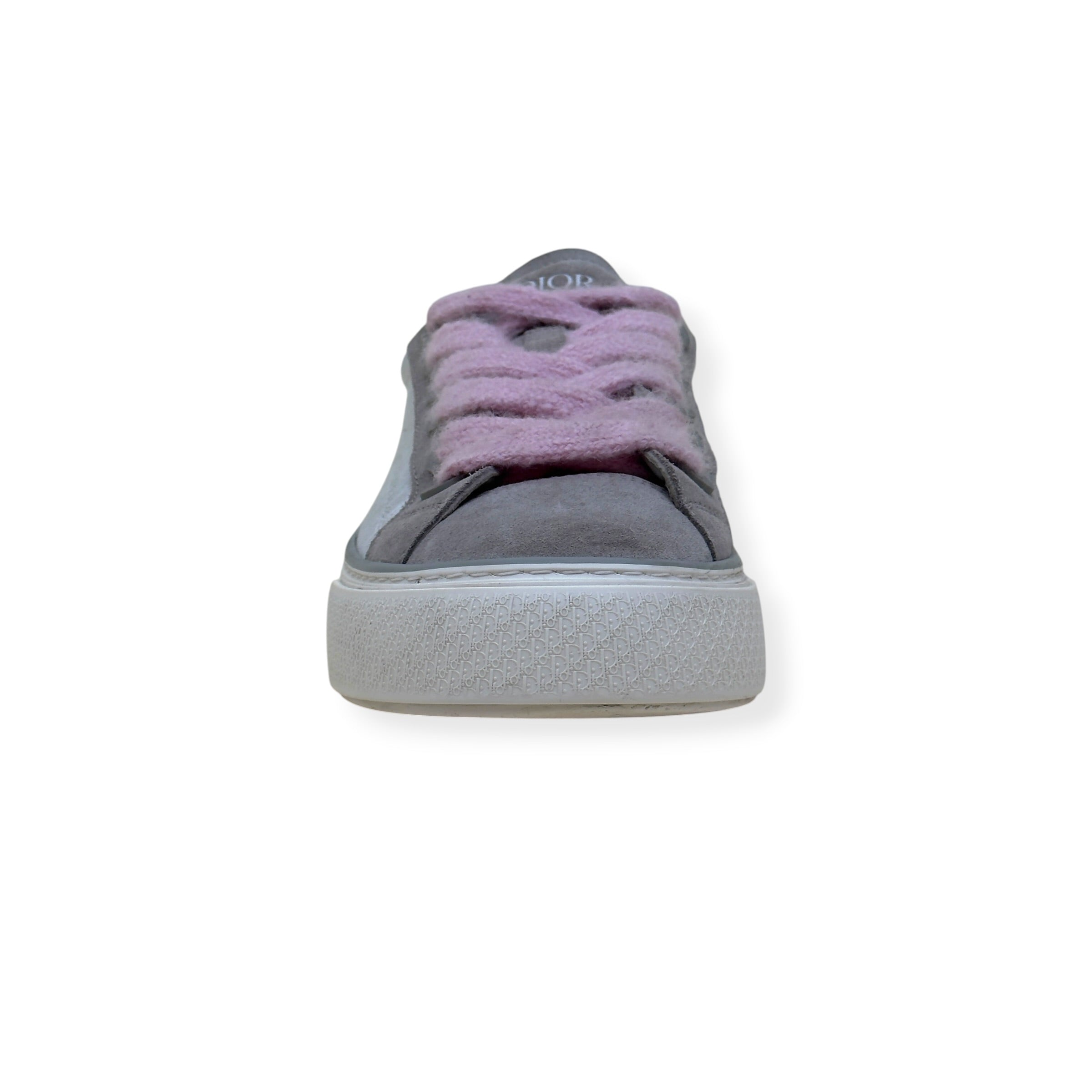 DIOR B33 OBLIQUE SNEAKER GREY / PINK 44 / UK10